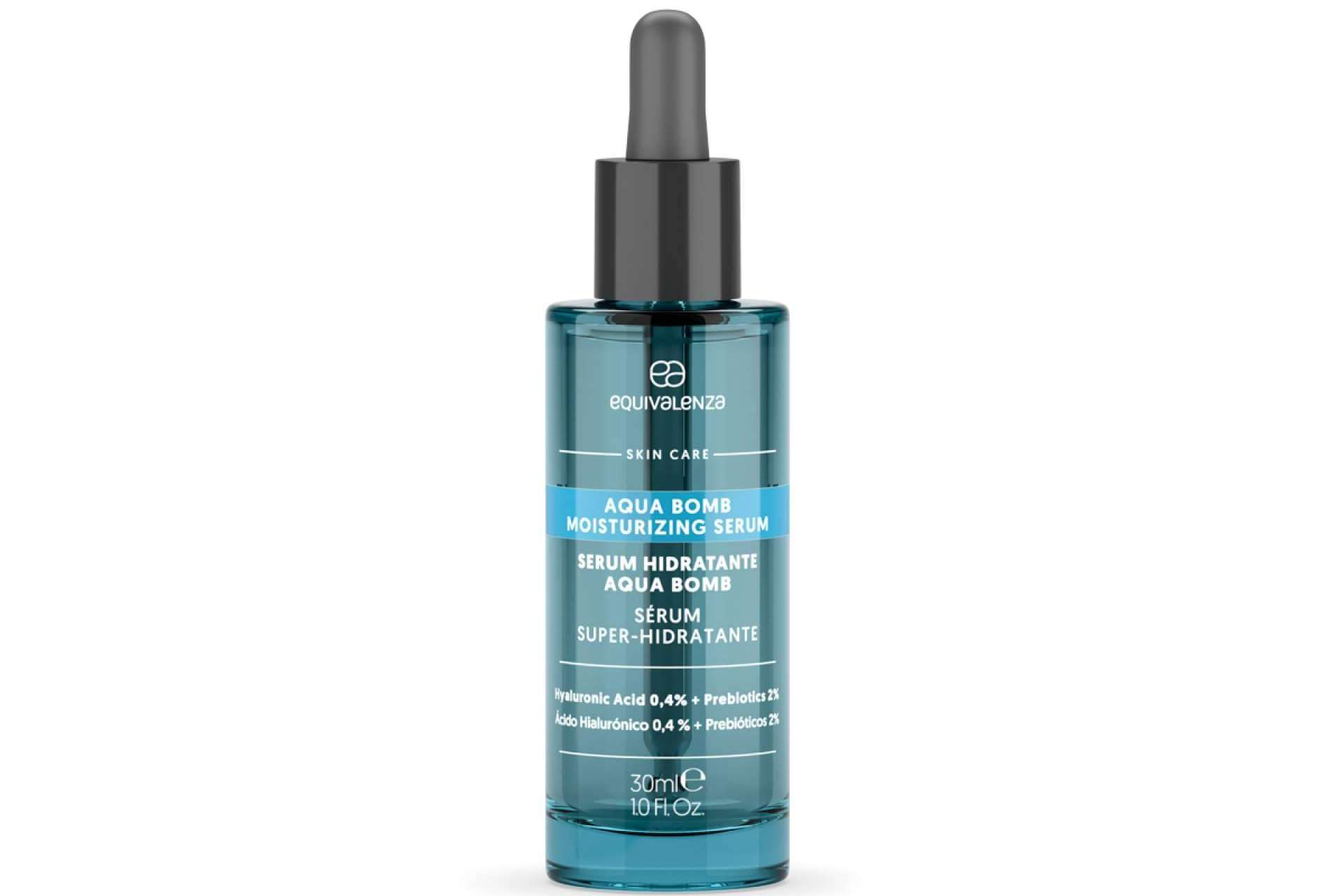Sérum hidratante Aqua Bomb de Equivalenza para conseguir una hidratación profunda