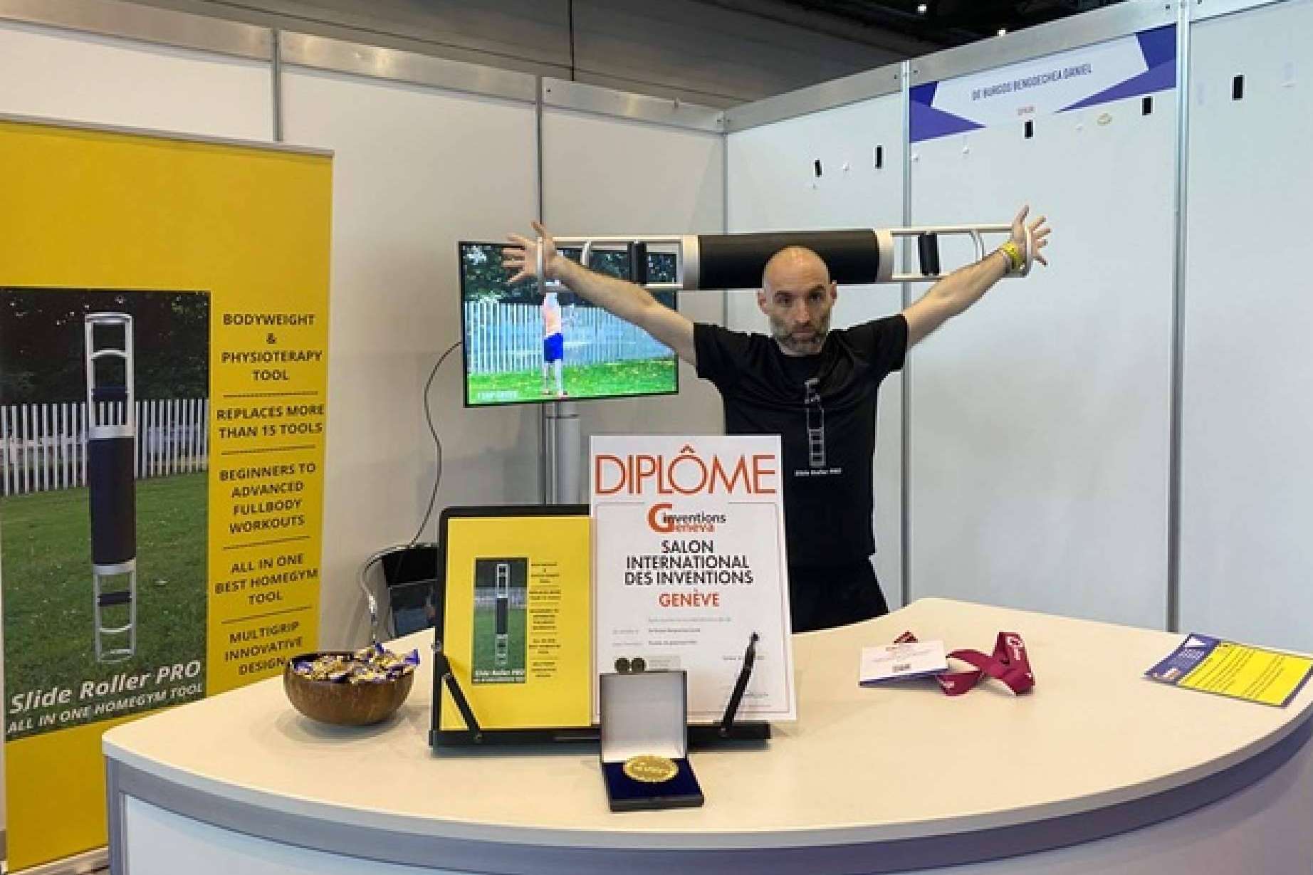 En el Salón Internacional de Invenciones en Ginebra, Slide Roller Pro se lleva la medalla de oro