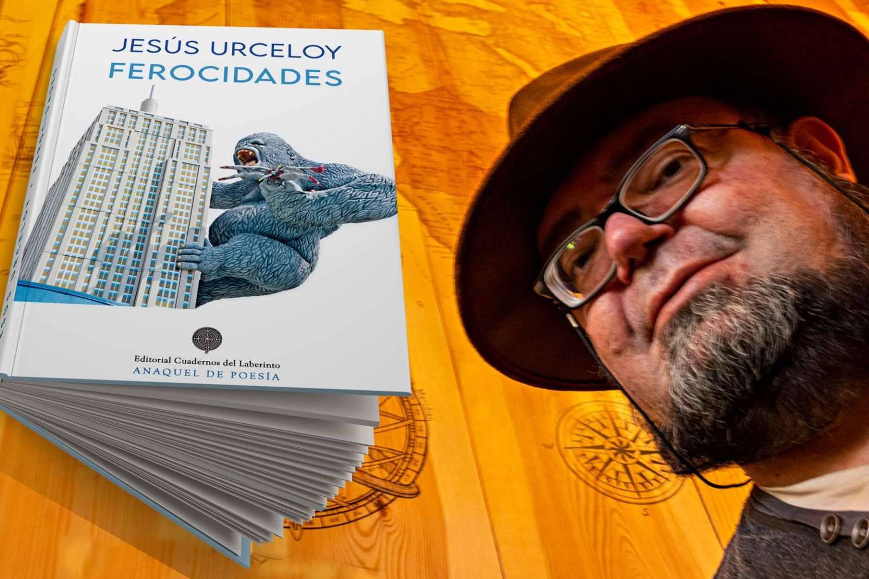 Ferocidades, el nuevo libro de poesía del talentoso Jesús Urceloy llega por fin a los lectores
