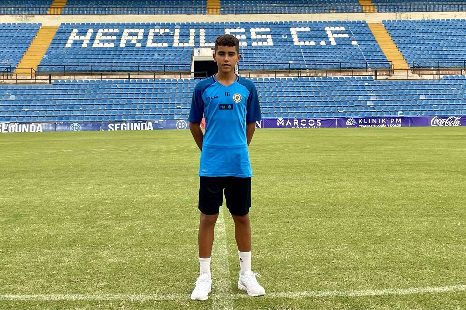 Roi Lopez 10, futbolista con 14 años