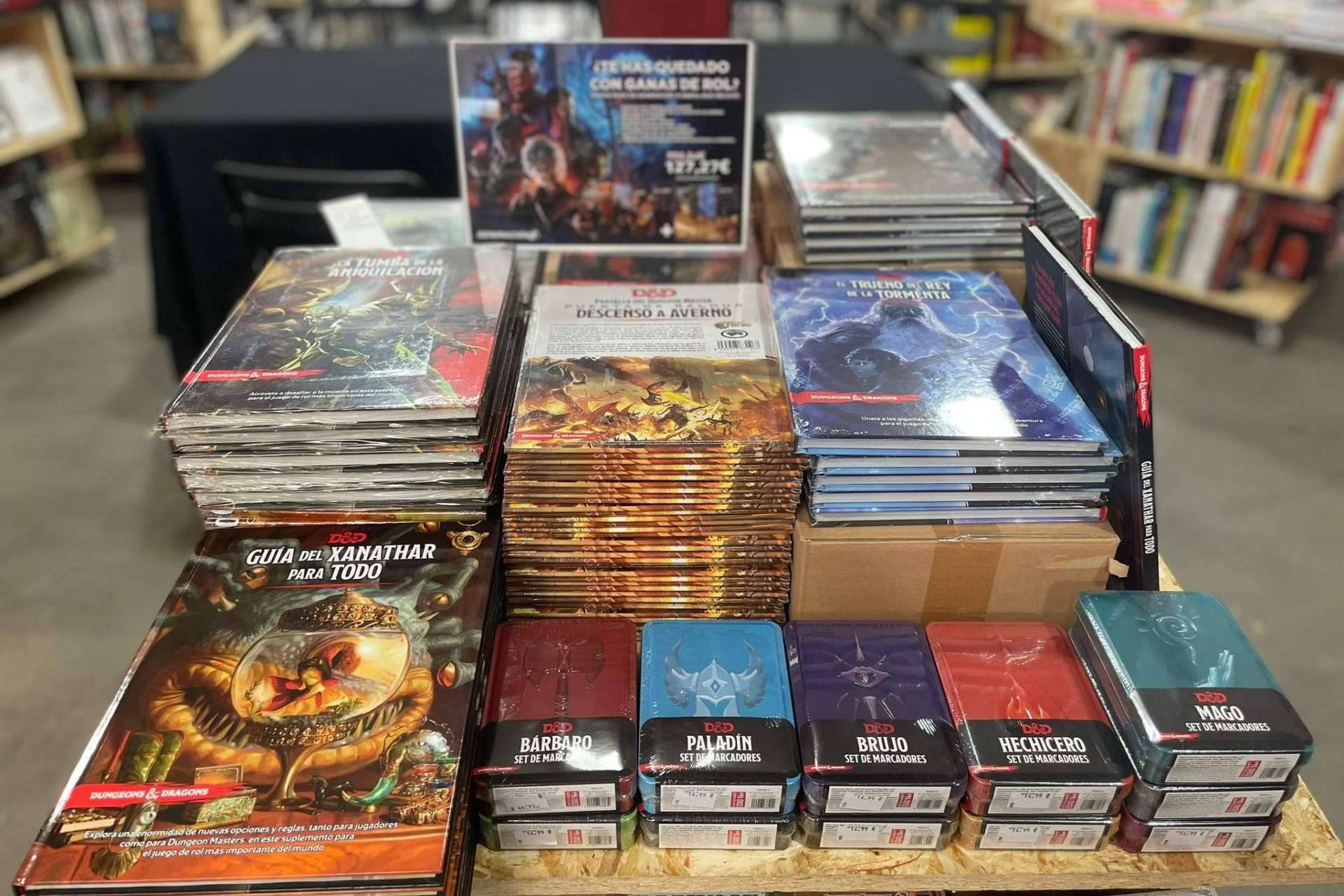 Lote de libros con una oferta espectacular de los juegos de rol Dungeons & Dragons