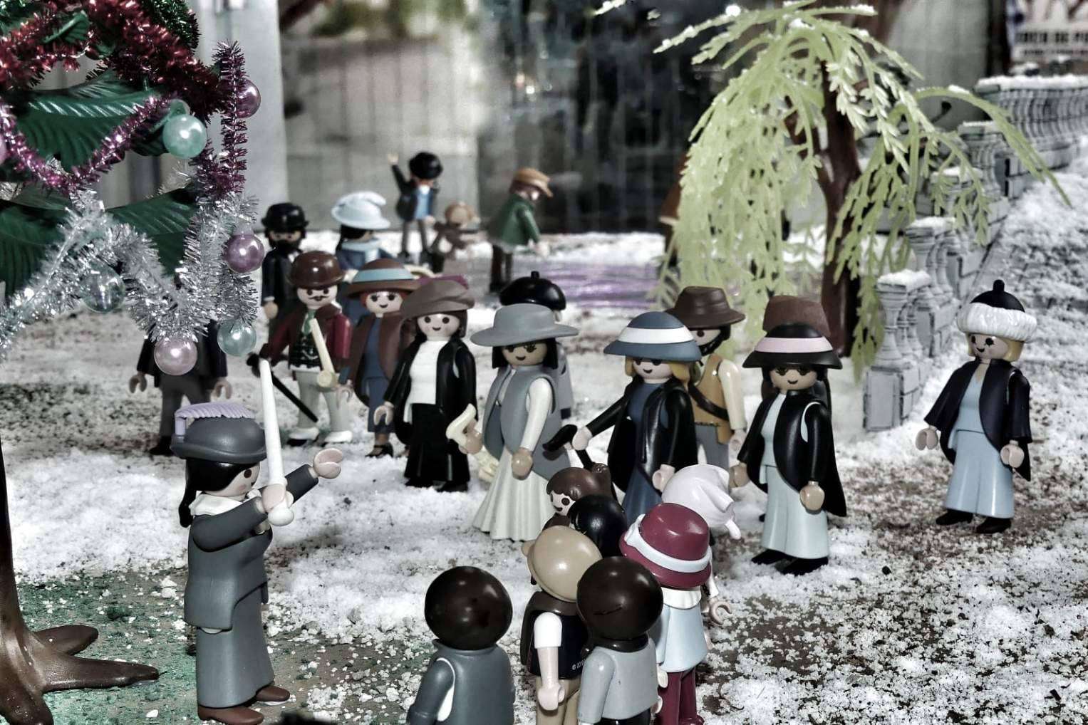El Mercado de juguete de Madrid se adelanta a la Navidad con belenes y desfiles Star Wars