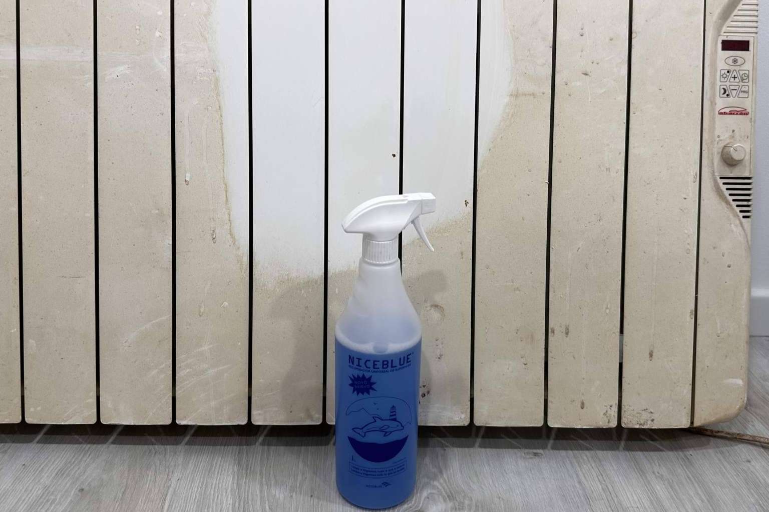 Limpiar, higienizar y quitar manchas con el recuperador de superficies NICEBLUE