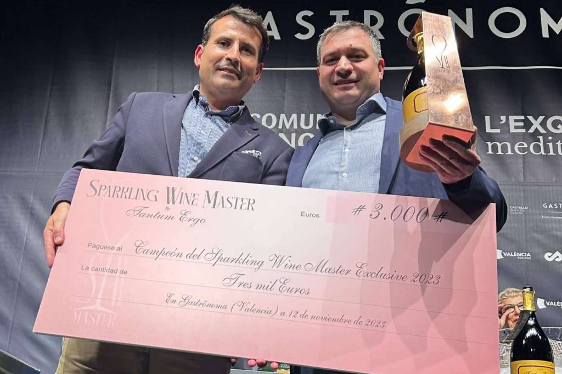 El sumiller Xavier Roig Castellví, campeón en la primera edición de Sparkling Wine Master España by Tantum Ergo celebrado en GASTRÕNOMA