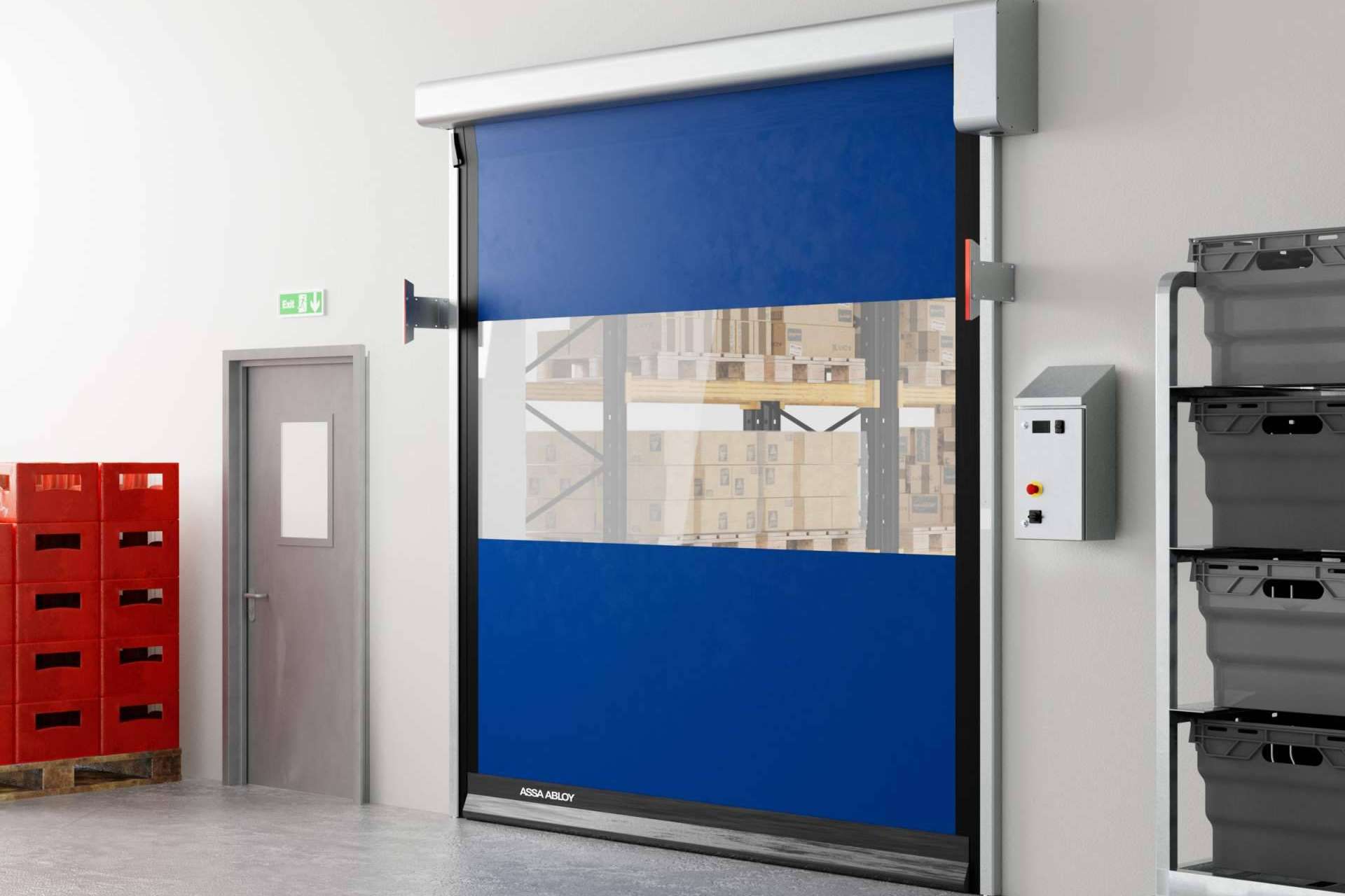 ASSA ABLOY ofrece diversos modelos de puertas rápidas para la industria de la alimentación