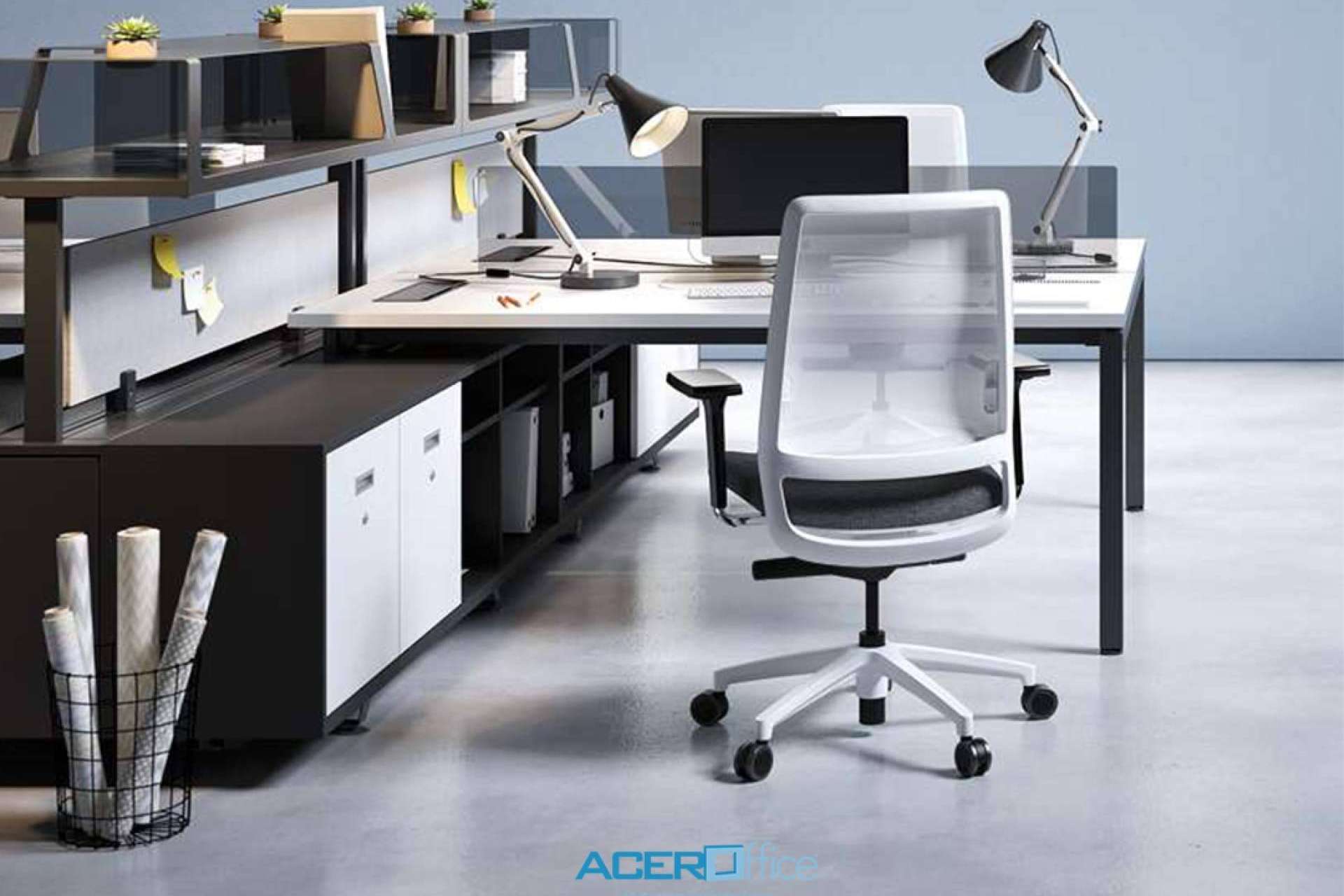Modernizar o equipar una nueva oficina con muebles de oficina de Aceroffice