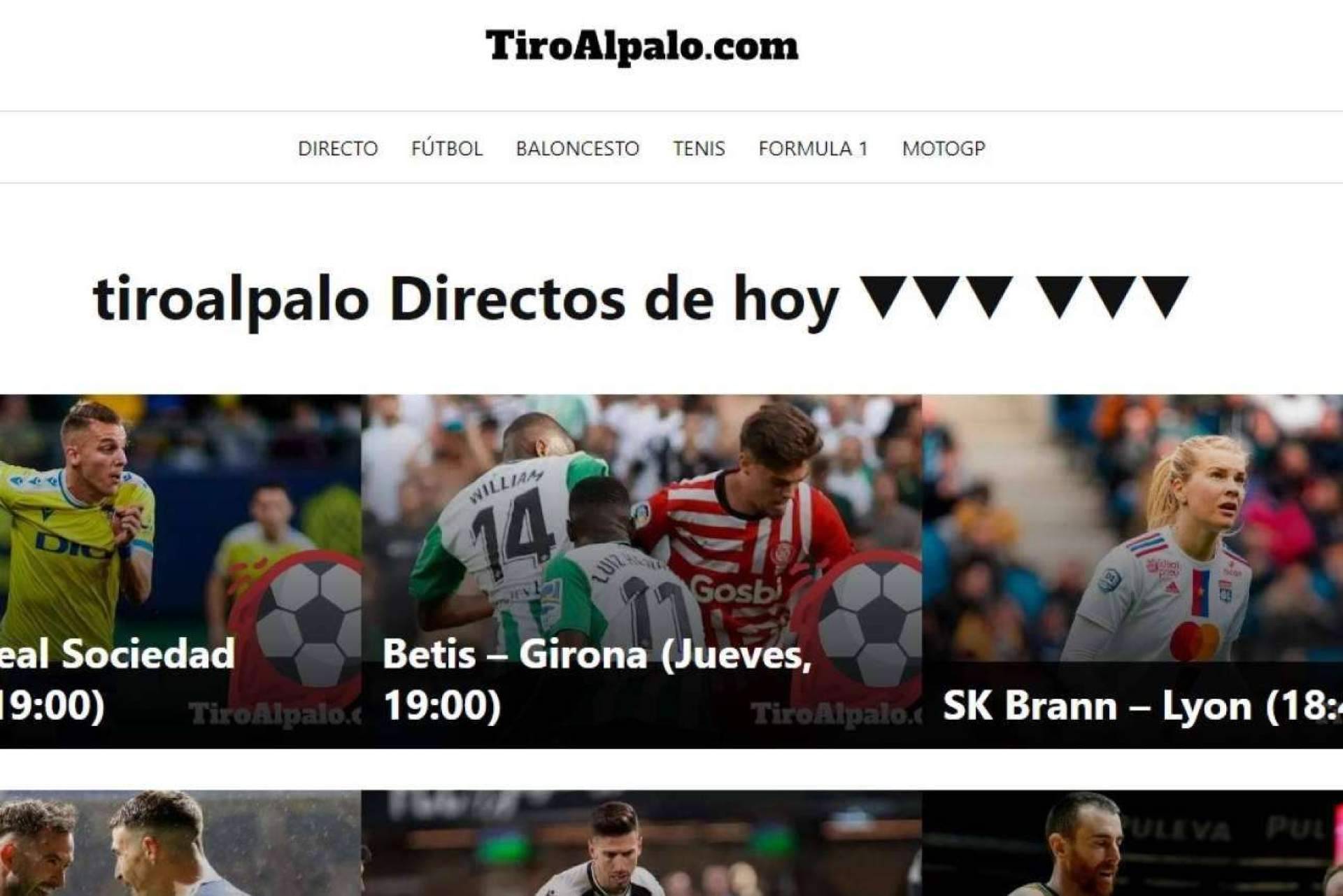 TiroAlpalo.com.es permite disfrutar de todas las novedades deportivas