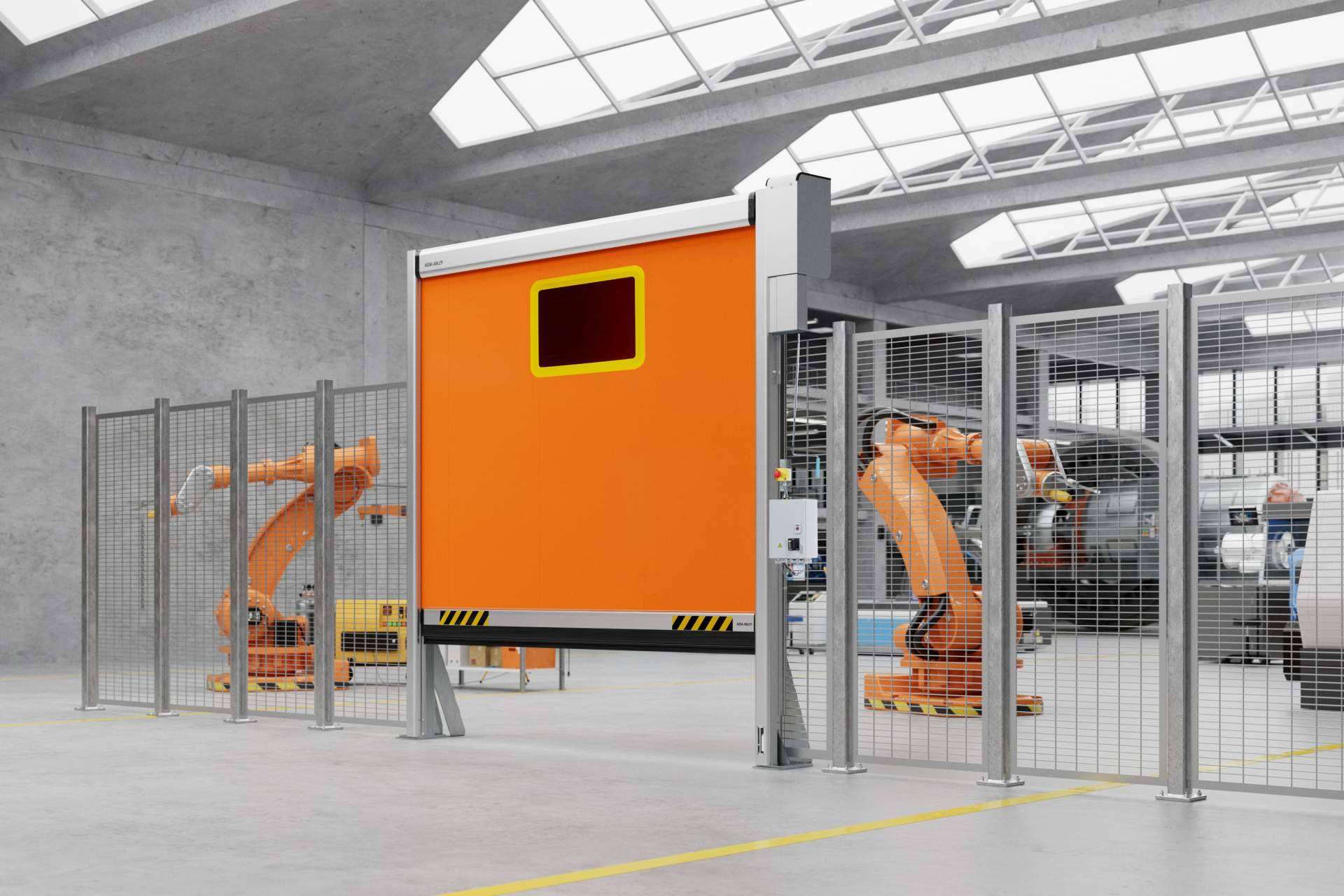 La puerta para protección de máquinas más avanzada de la firma, la RP400 de ASSA ABLOY