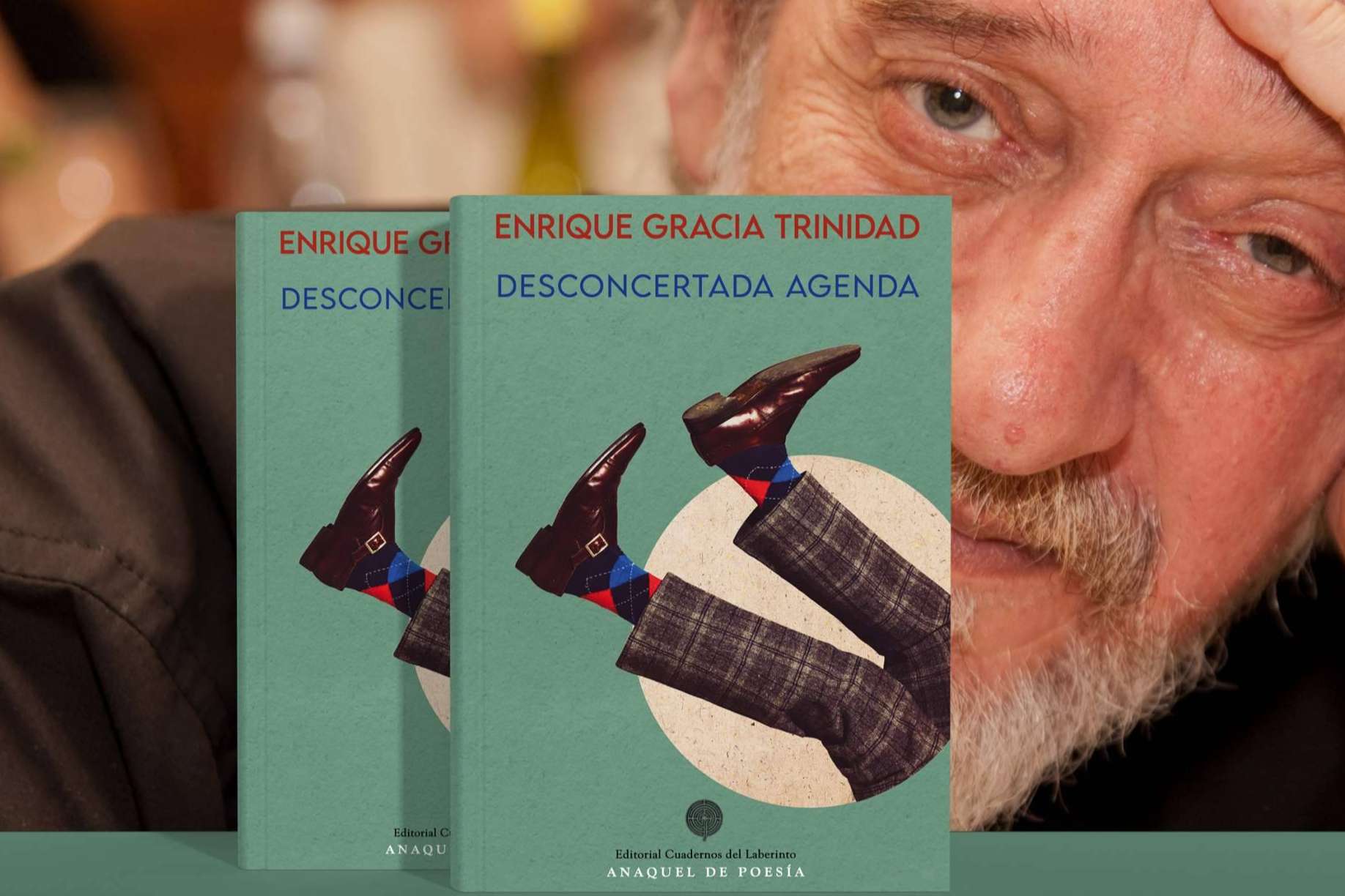 'Desconcertada agenda', de Enrique Gracia Trinidad, entre los libros de poesía más valorados por críticos y lectores