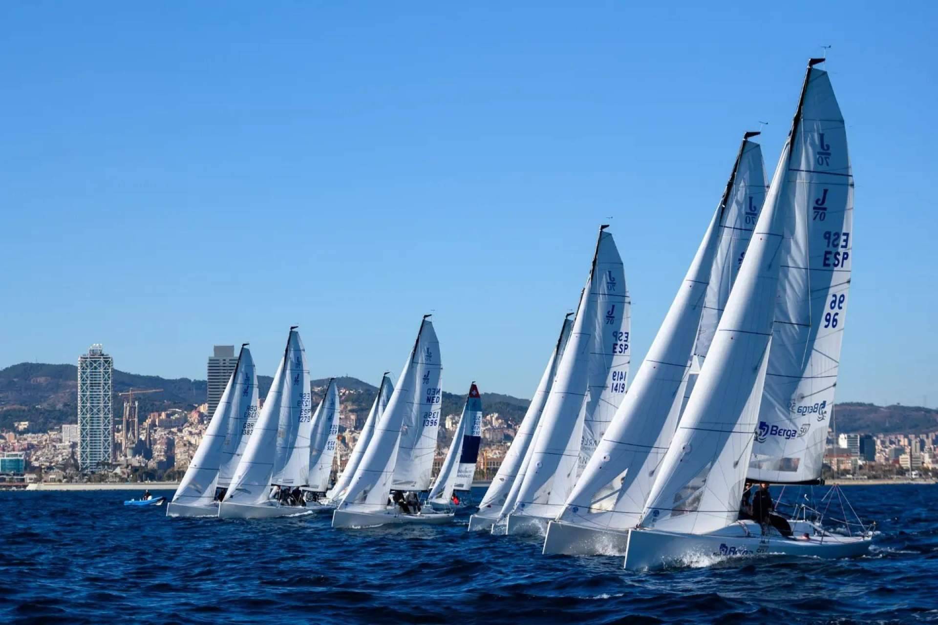 La consolidación de 'HangTen - Hmnos. Berga' en el liderato de las Barcelona Winter Series de J70