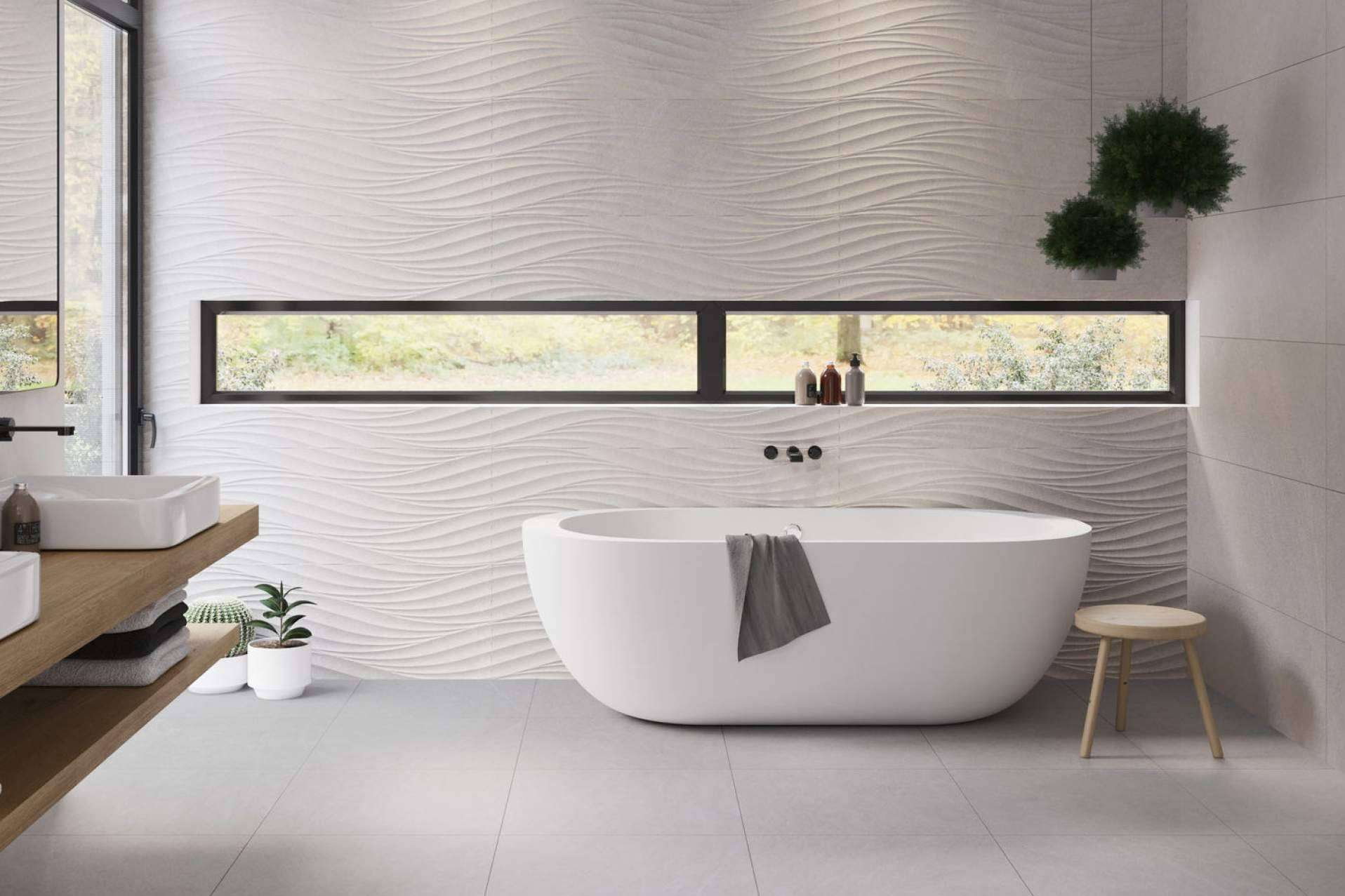 Estética en azulejos baños modernos