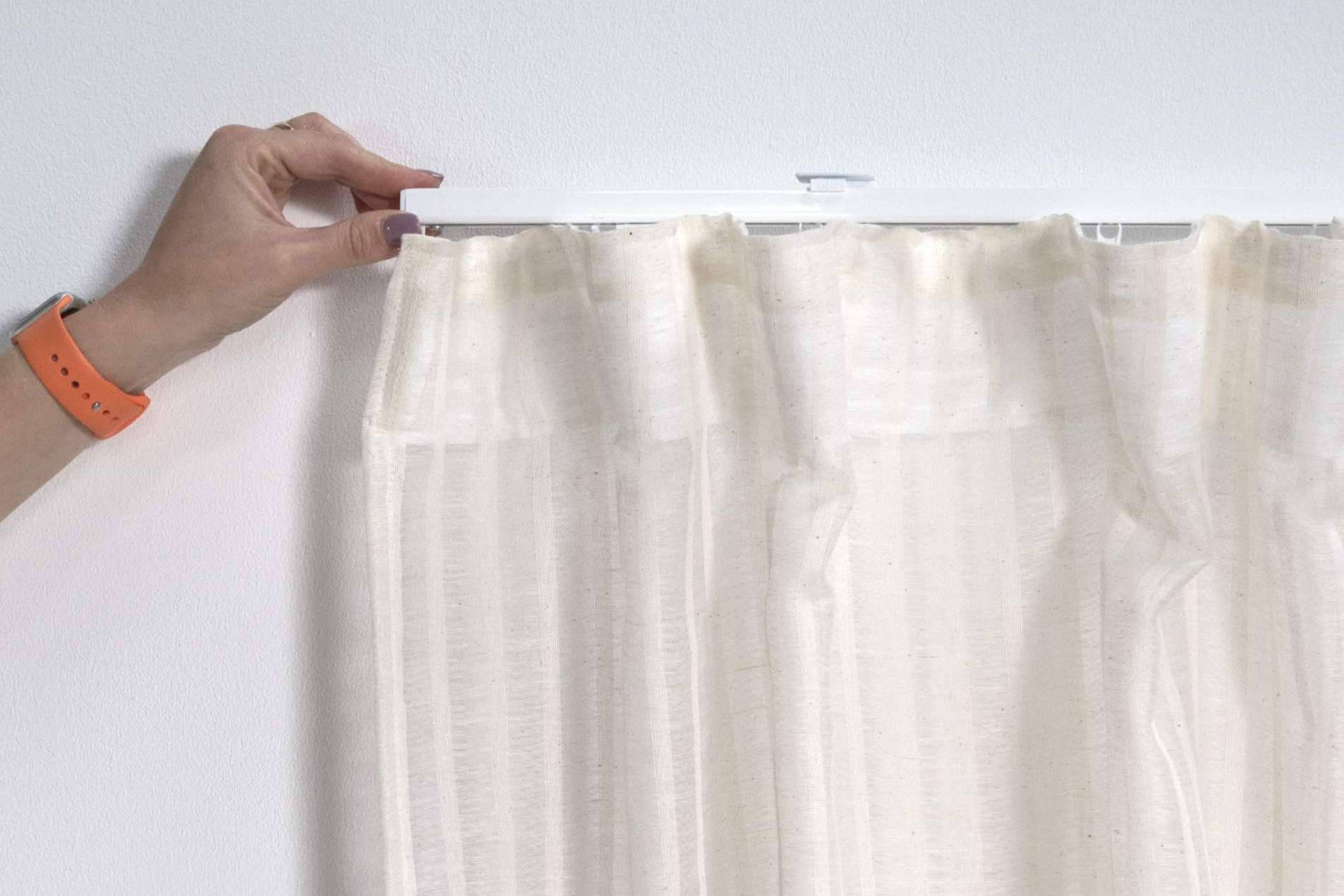 El sistema Smart-Tape de Sokios permite colgar cortinas y visillos en cualquier mecanismo
