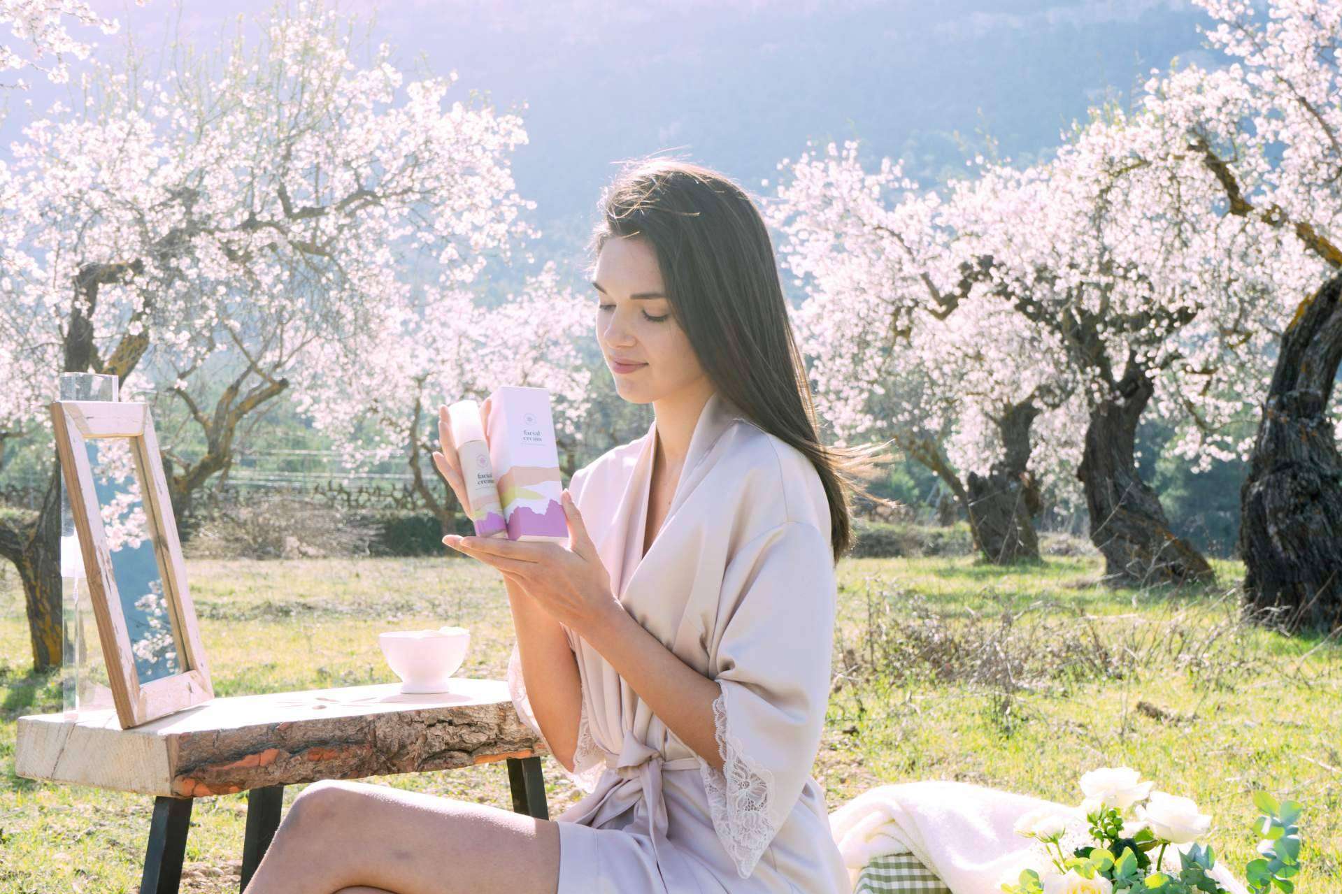 El último lanzamiento de Nina Priorat, una nueva crema facial con extracto de uva y avellana