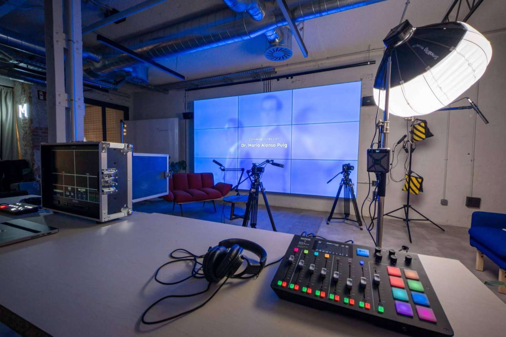Soluciones integrales para eventos corporativos, rodajes y videopodcast en el centro de Madrid, de la mano de Mastermind