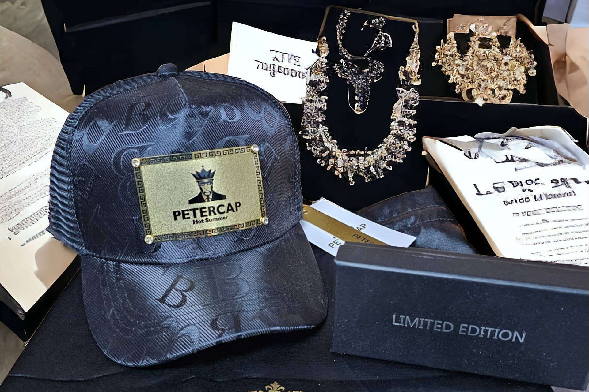 Diseños únicos y de lujo con las gorras PETERCAP