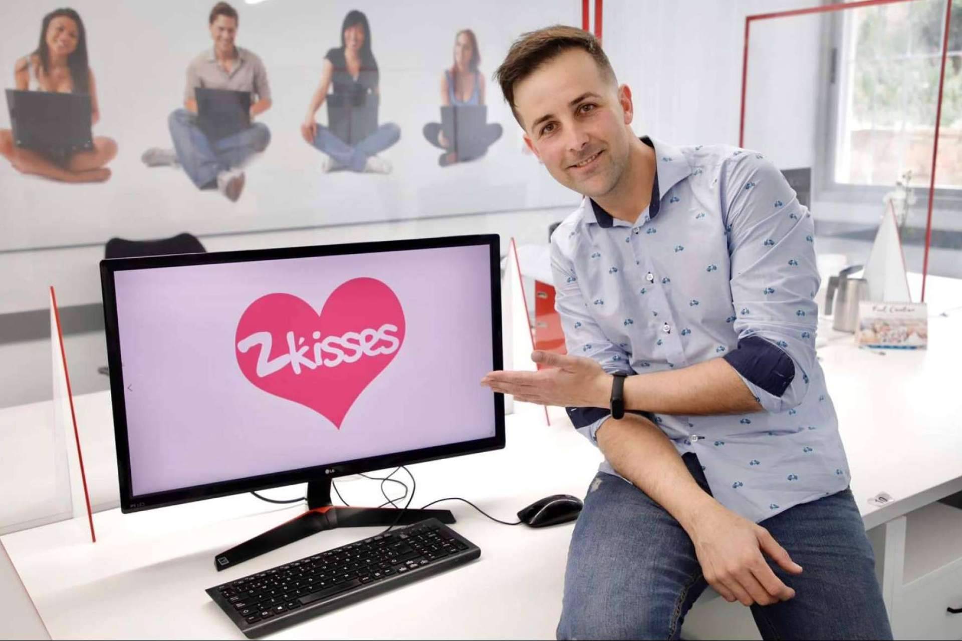 Jaime Ripoll reinventa la manera de conocer gente con la nueva aplicación 2kisses