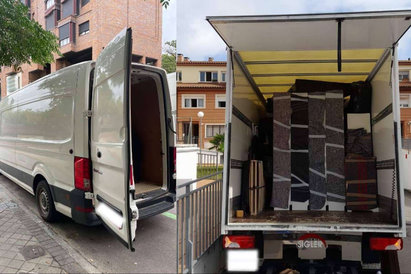 Servicio de portes particulares baratos en Madrid con Transporter