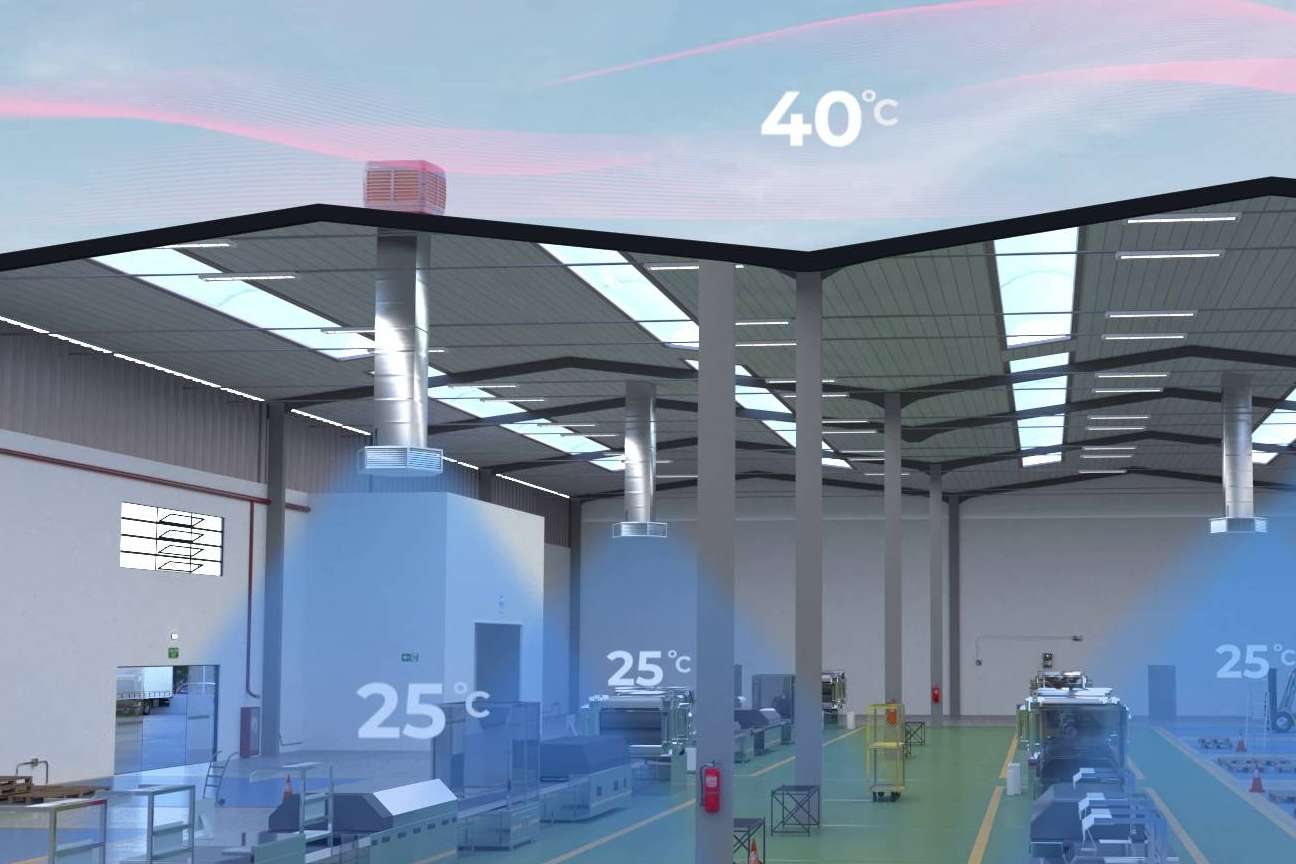 Soluciones de climatización para grandes espacios con Evaporalia
