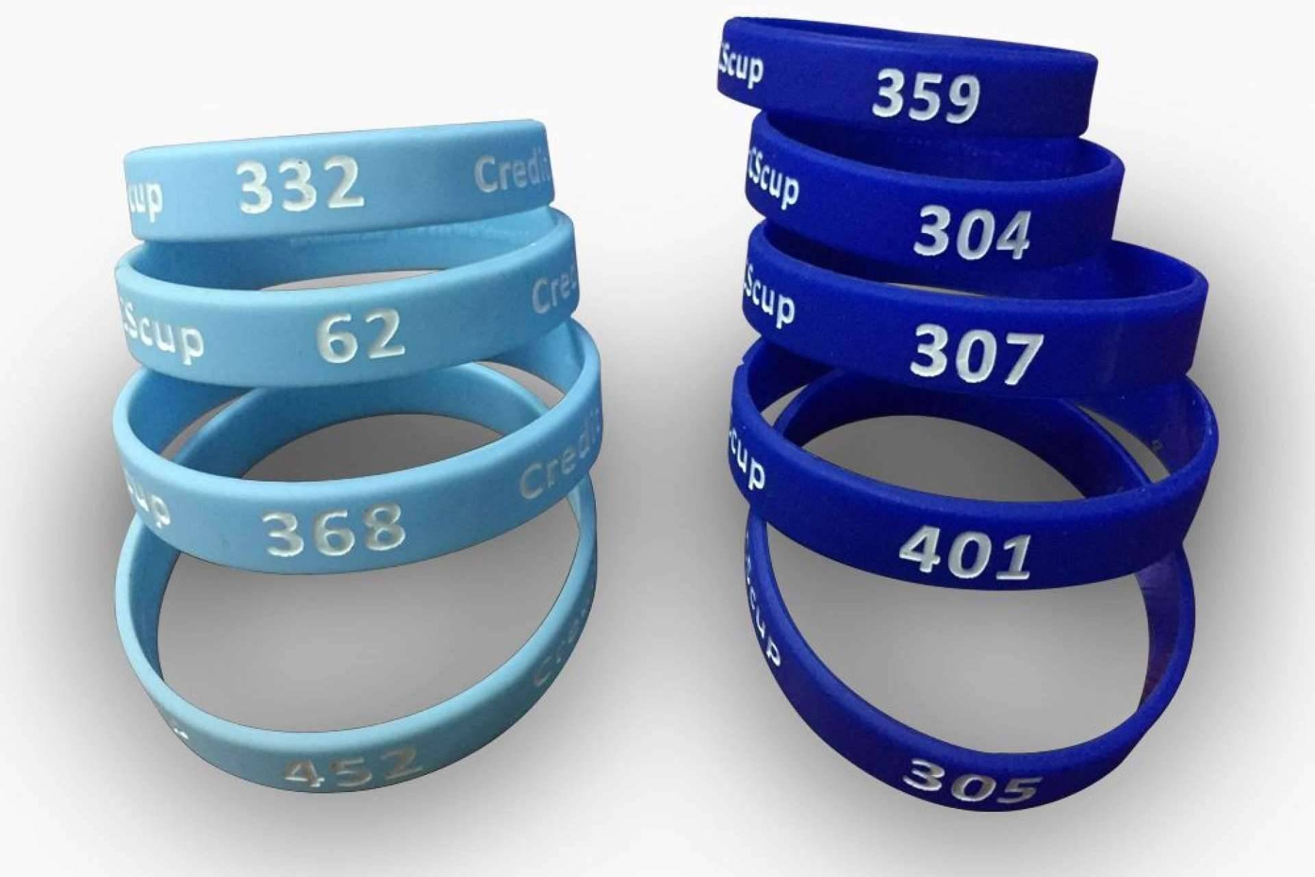 Las pulseras de silicona personalizadas hasta en el 90% de su perímetro de Pulseras para Discotecas