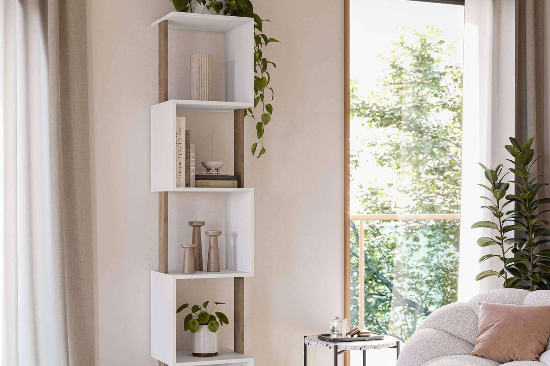 Optimizar el espacio de lectura con las estanterías librerías de Topmueble