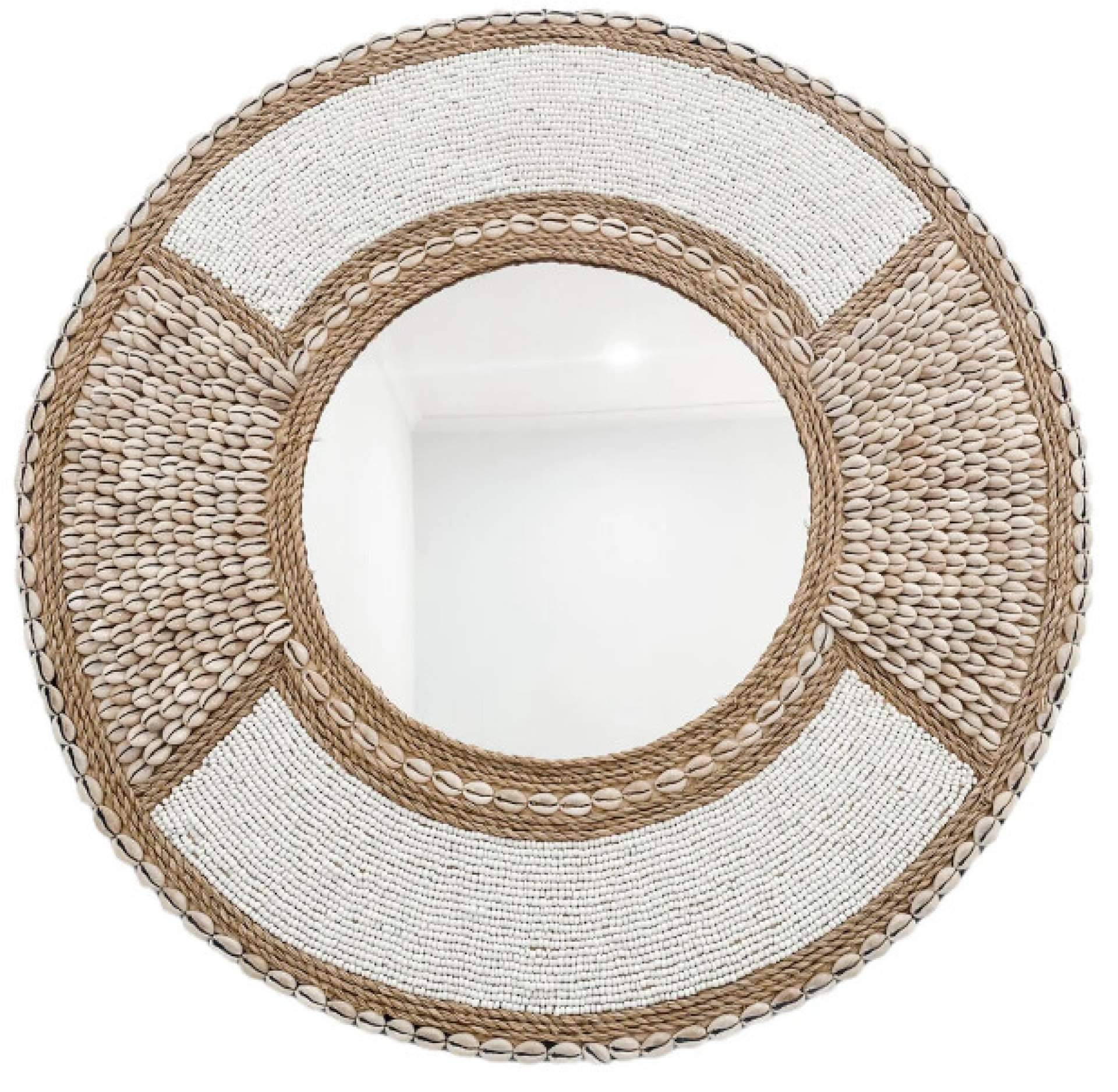 Espejos de plumas de Bali Jewels, decoración natural y artesanal para el hogar
