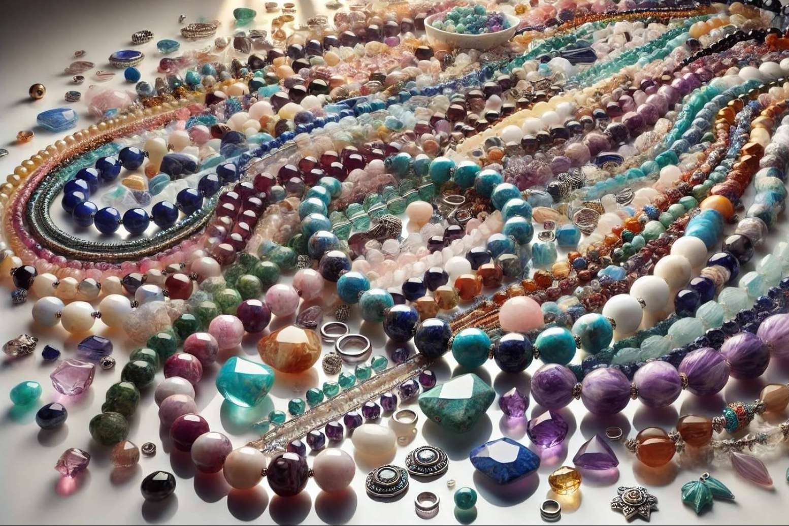 Piedras naturales para bisutería; diseño, energía y oportunidades de emprendimiento