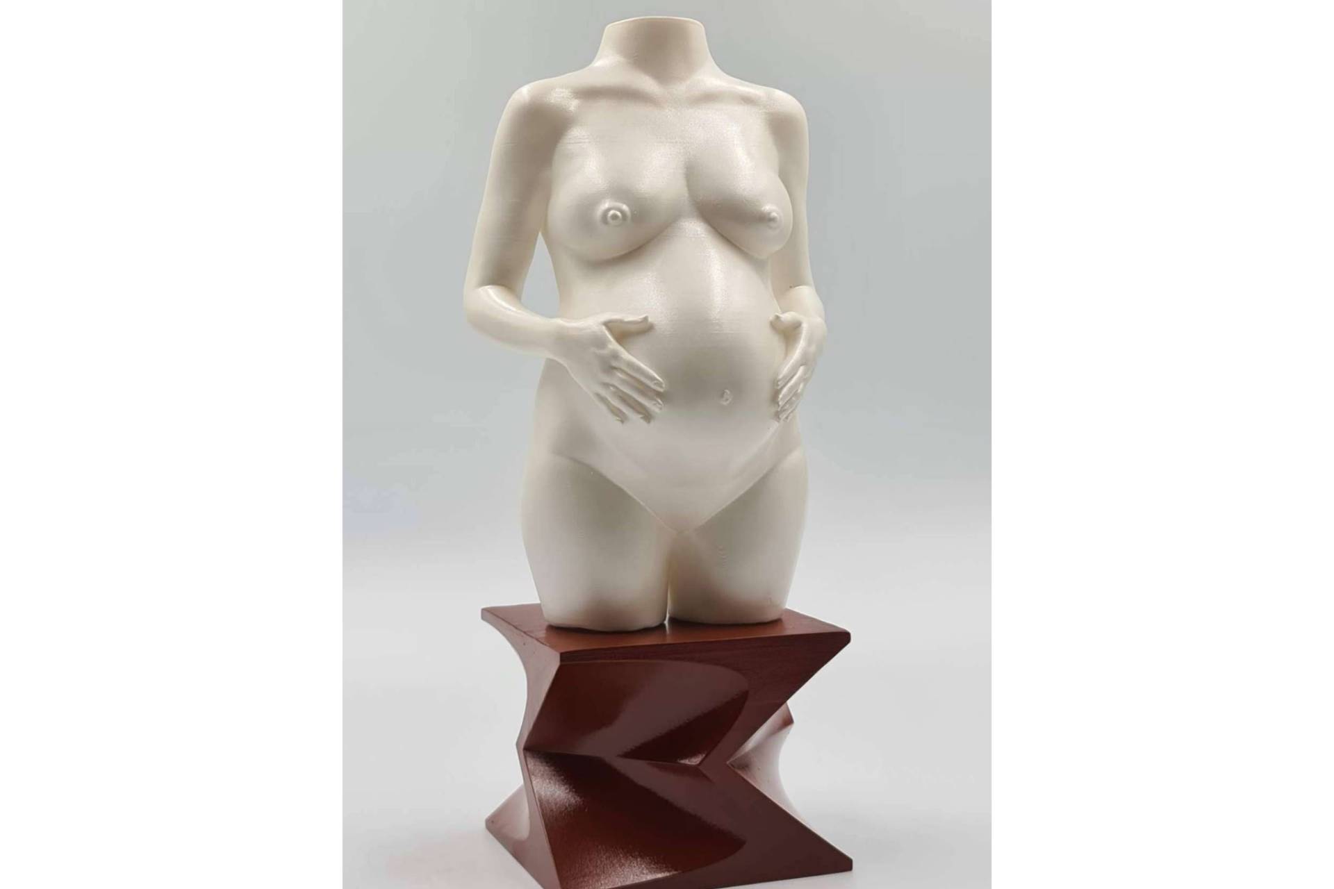 Arte y maternidad con el regalo que captura la belleza del embarazo