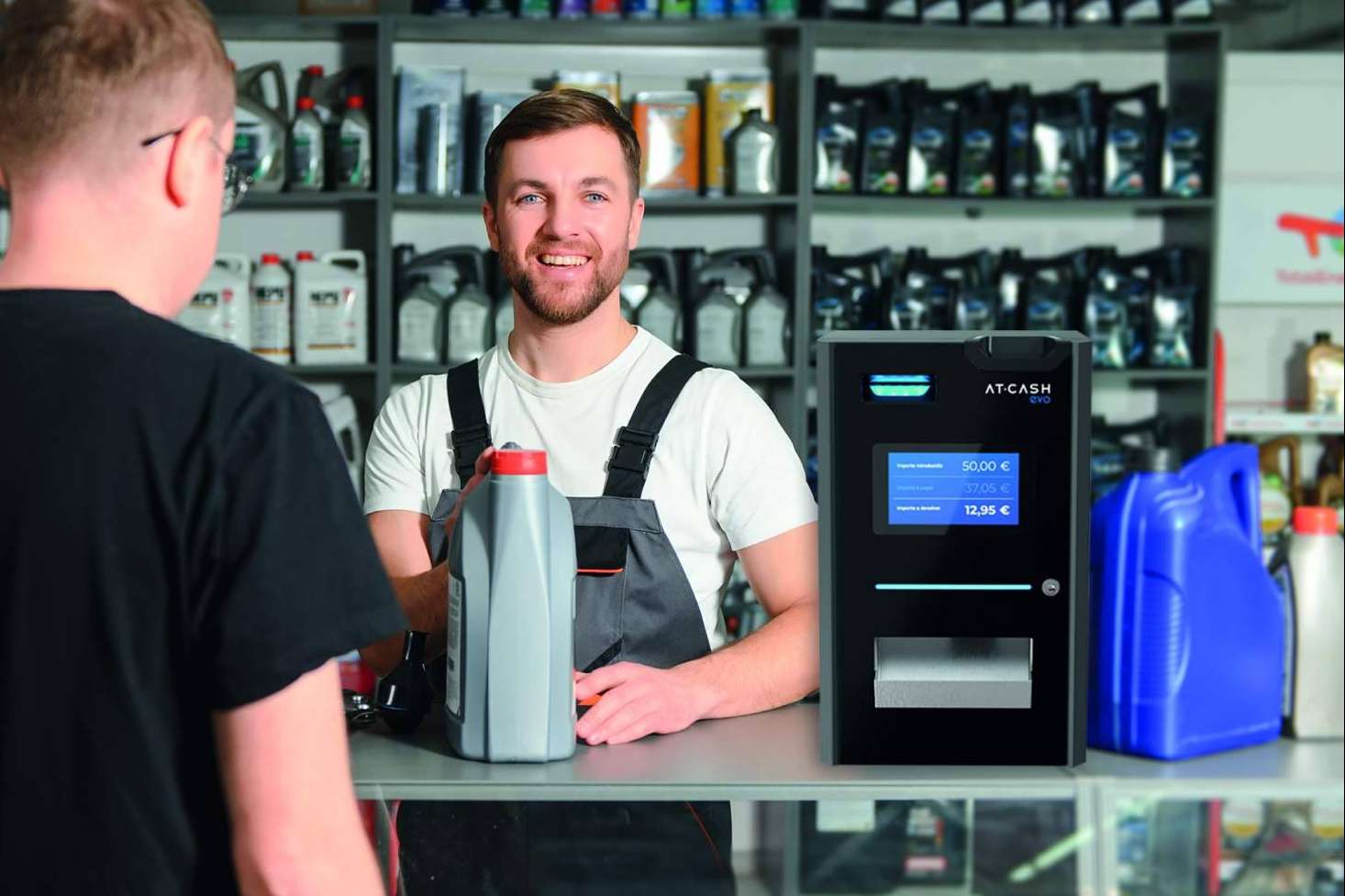 AT-CASH EVO, la máquina de autocobro más económica del mercado