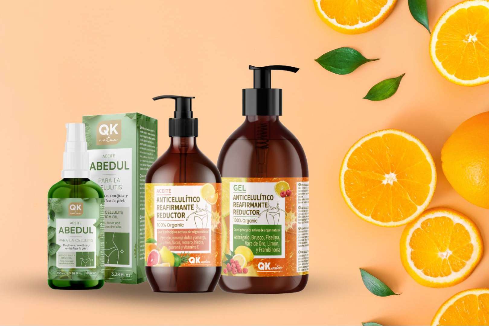Los productos anticelulíticos de QKnatur combinan cosmética natural y vegana con acción reafirmante