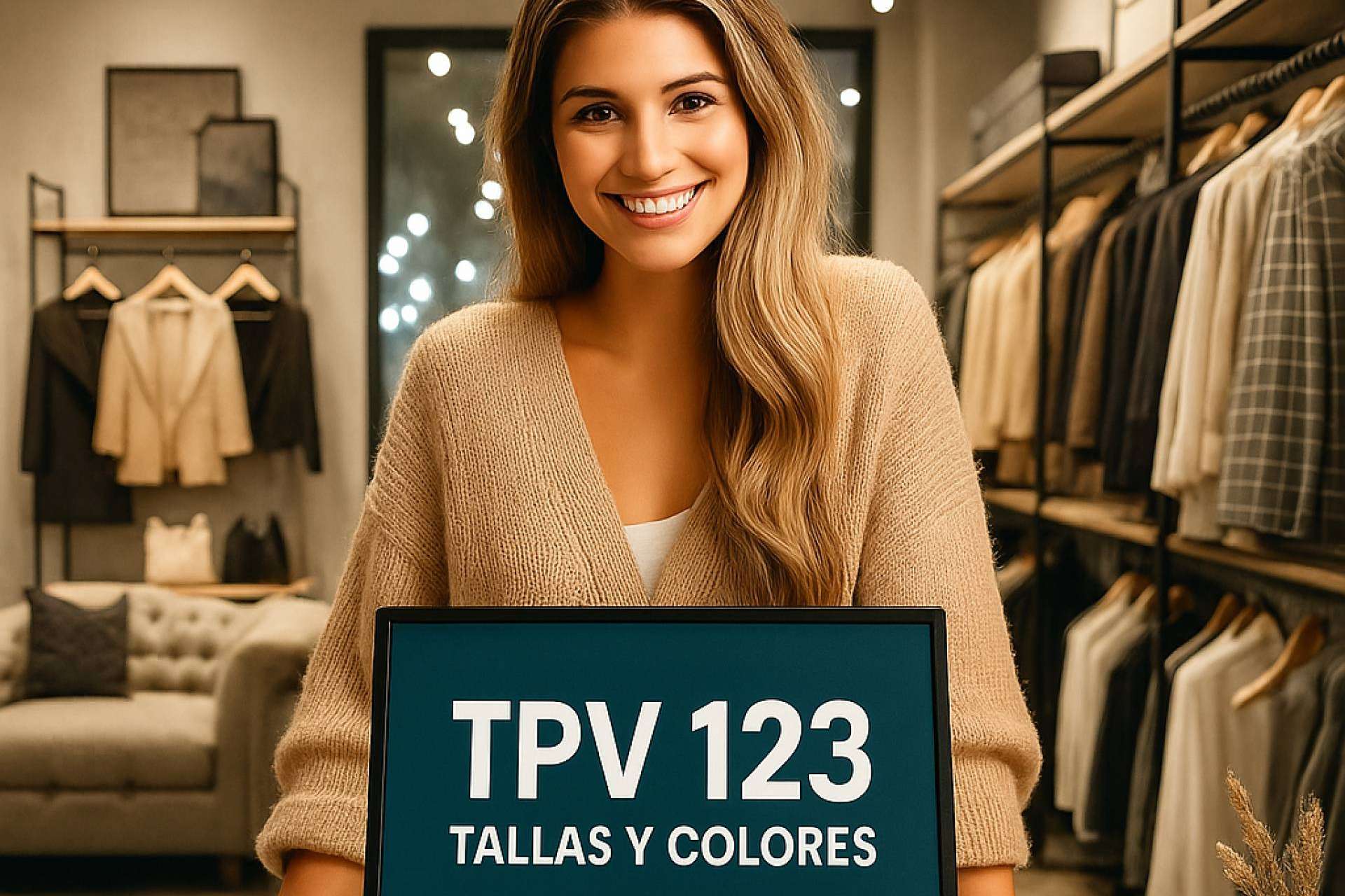 Moda, tecnología y control; así funciona TPV 123 Modas Tallas y Colores