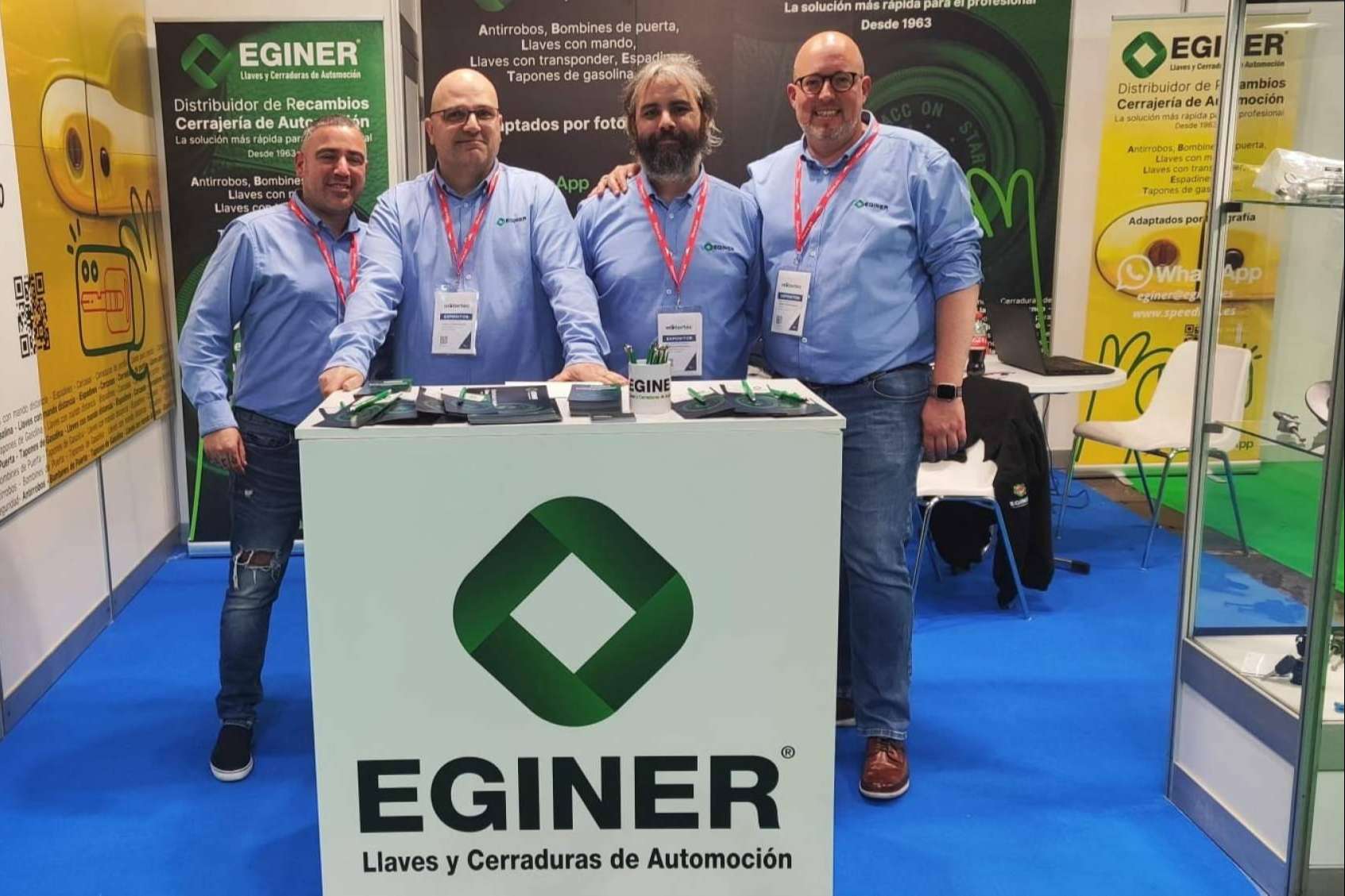 Miles de profesionales han visitado el stand de EGINER en Motortec 2025