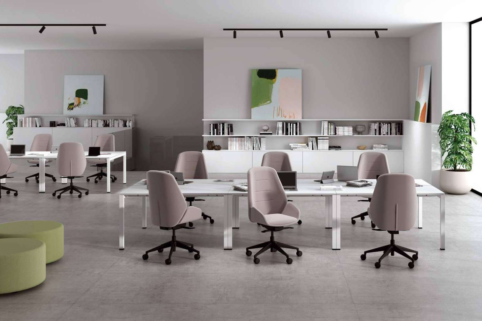 Oficinas postpandemia con más ergonomía, sillas técnicas y mesas modulares, según OfficeDeco