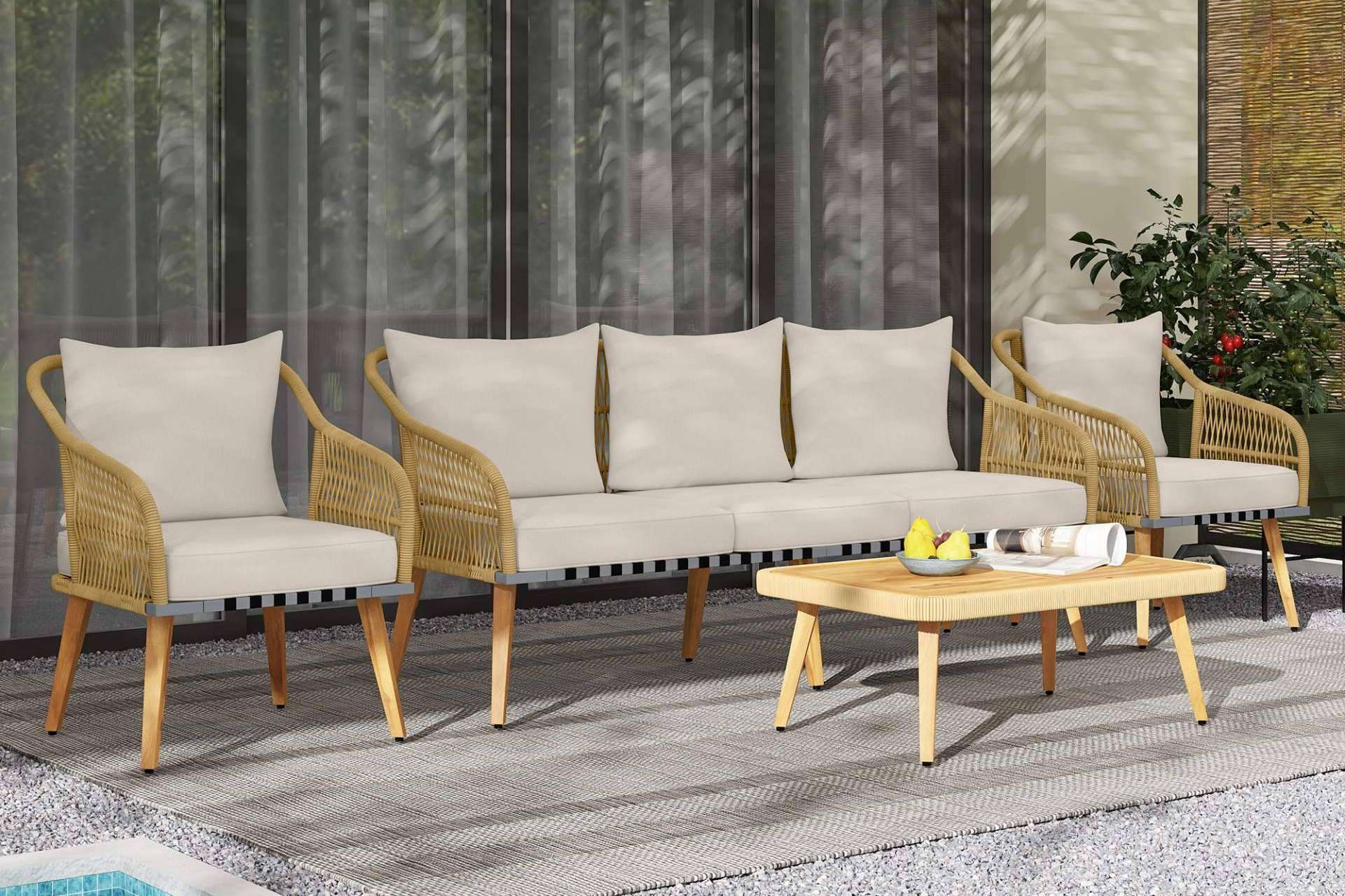 Aosom.es revela las tendencias top en muebles de jardín para transformar el exterior