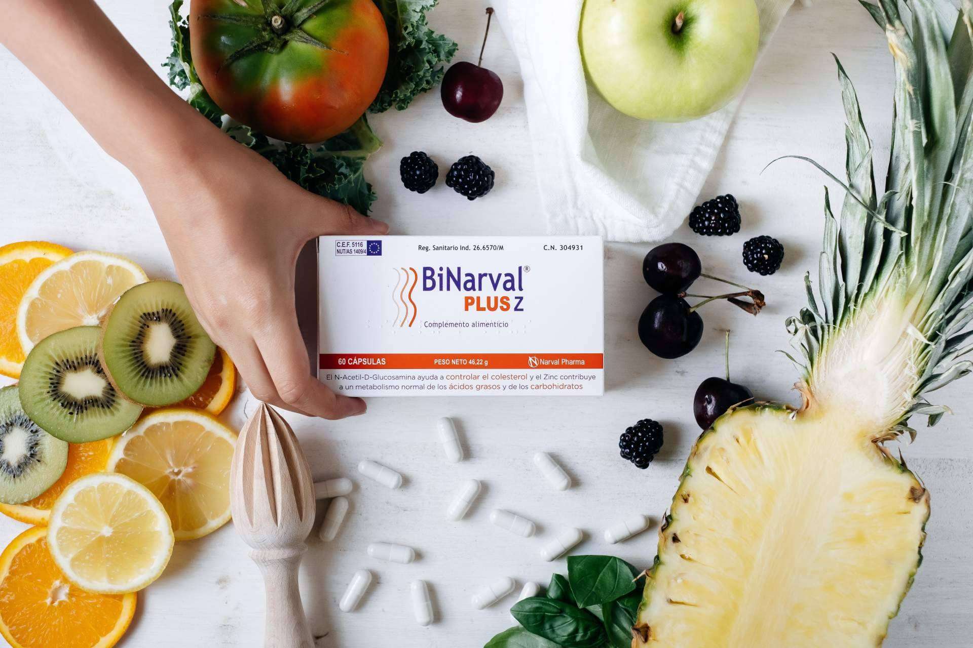 Control del colesterol y del peso con Binarval Plus Z de Narval Pharma