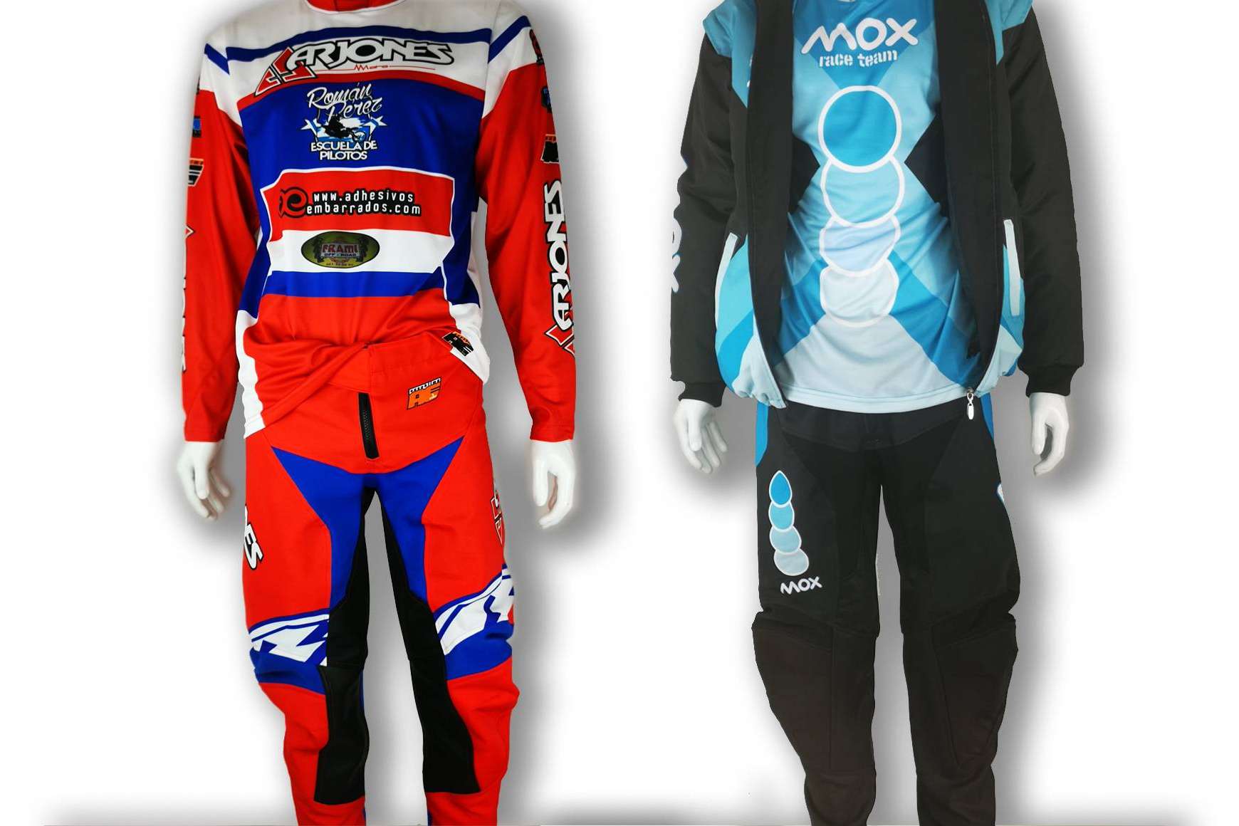 Ropa, fundas y vinilos, ADHESIVOSEMBARRADOS refuerza su catálogo para enduro, motocross y quad