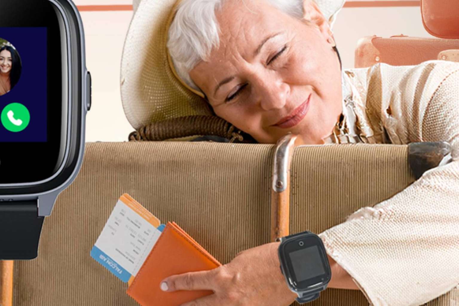 Relojes con GPS, herramienta clave en el cuidado inteligente de personas mayores durante el verano