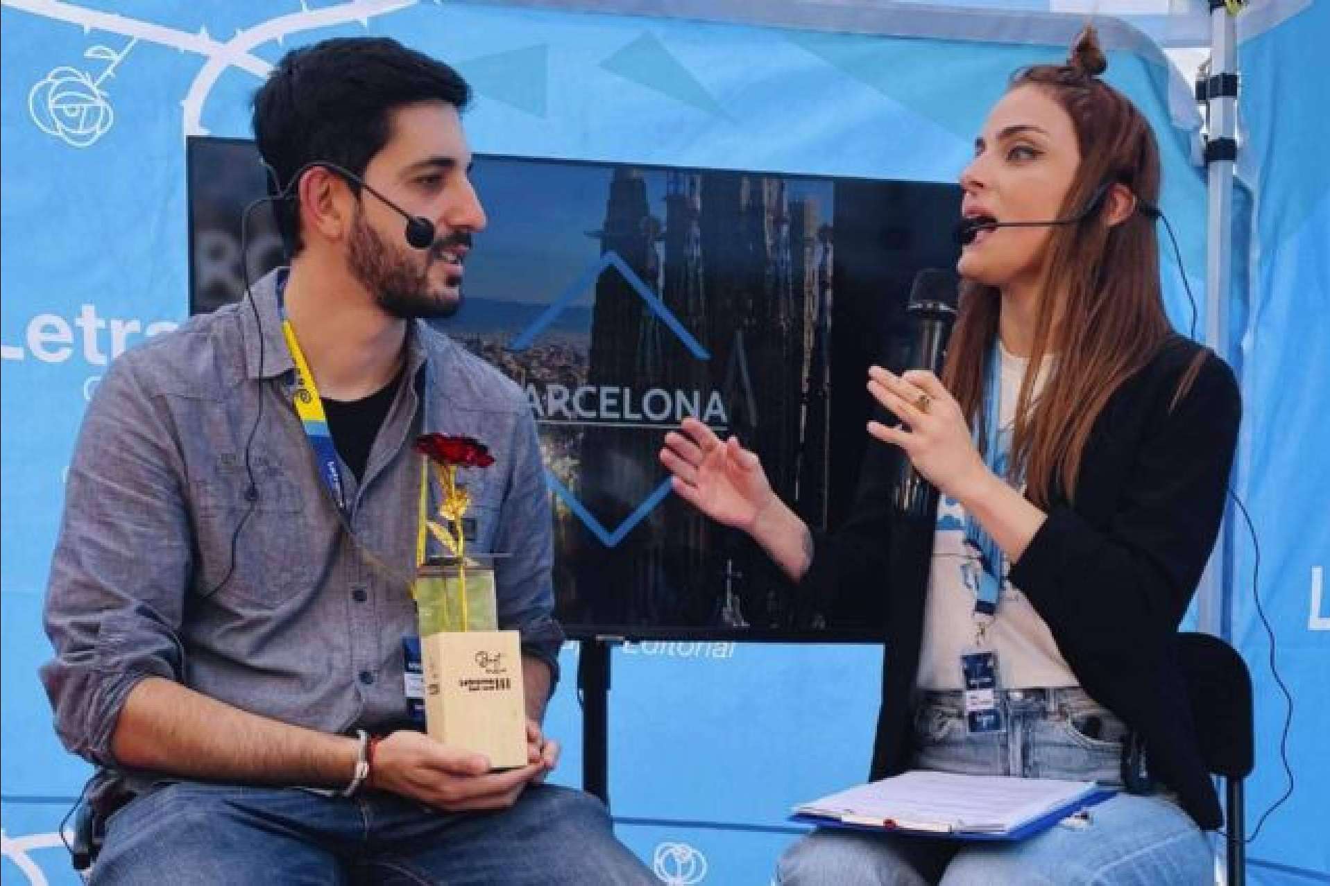 Sant Jordi acoge a Letrame con firmas exclusivas de autores y valoraciones destacadas de lectores