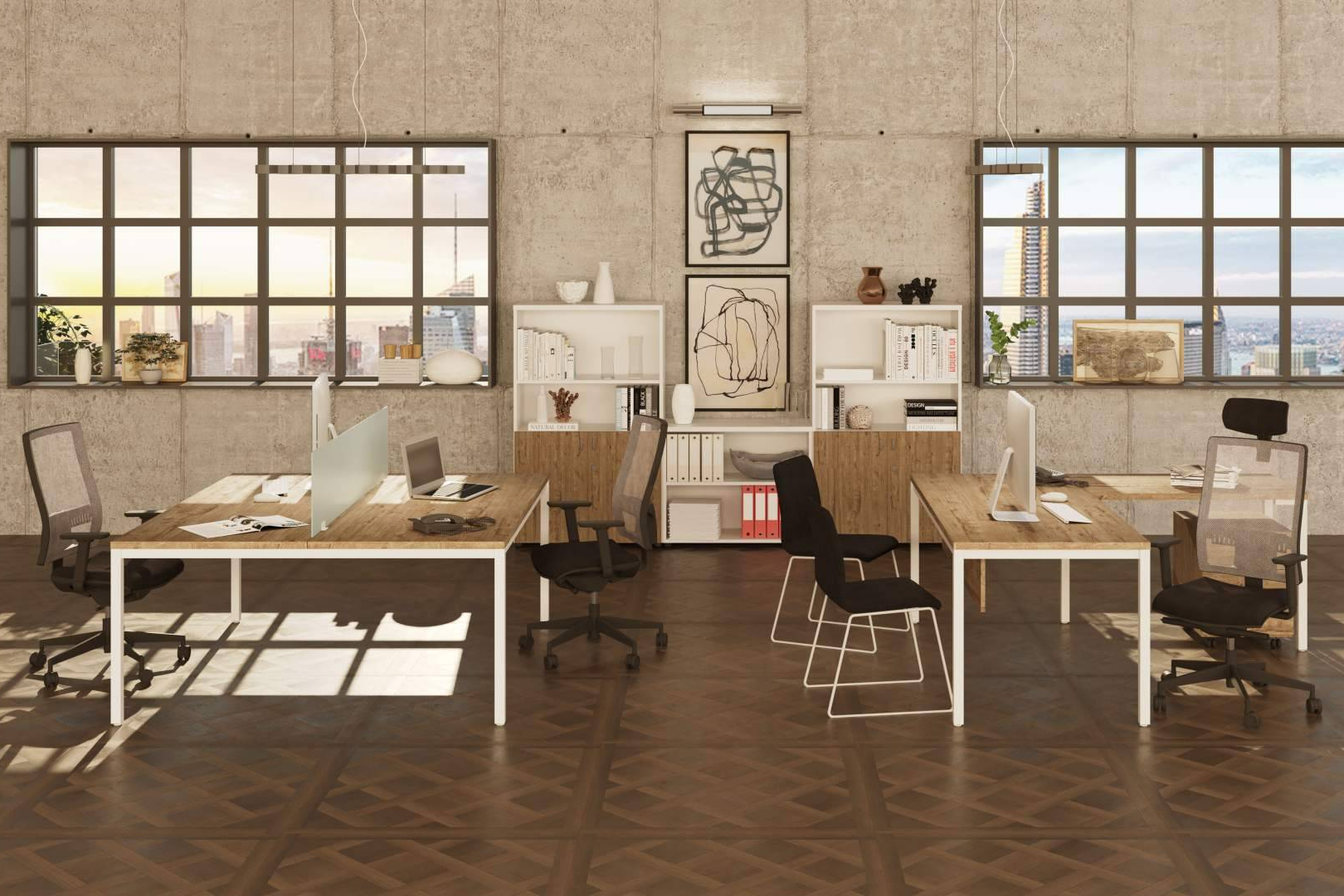 Soluciones OfficeDeco para espacios corporativos centradas en la productividad y el rendimiento profesional