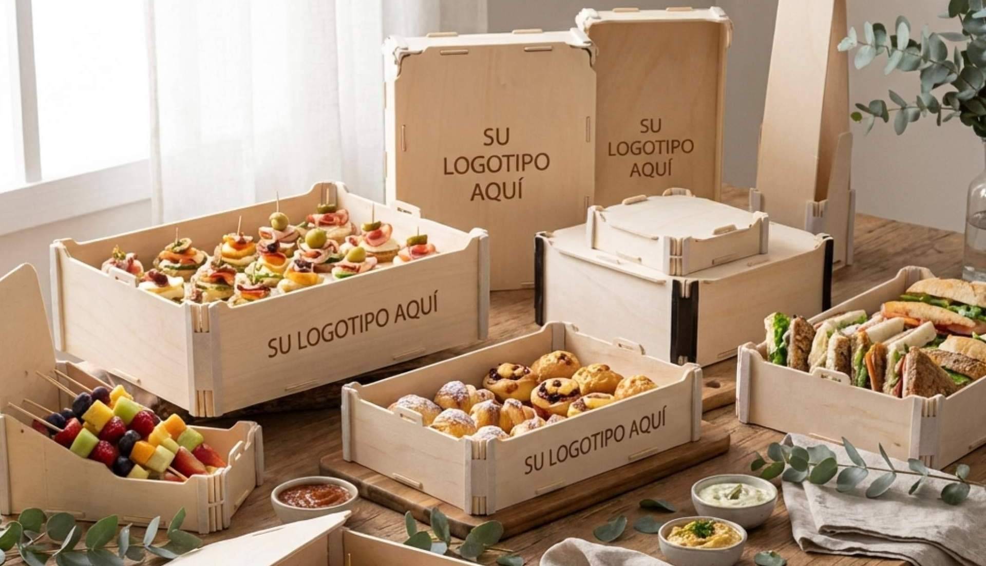 Packaging personalizado para catering; funcionalidad, estética y marca en un solo producto
