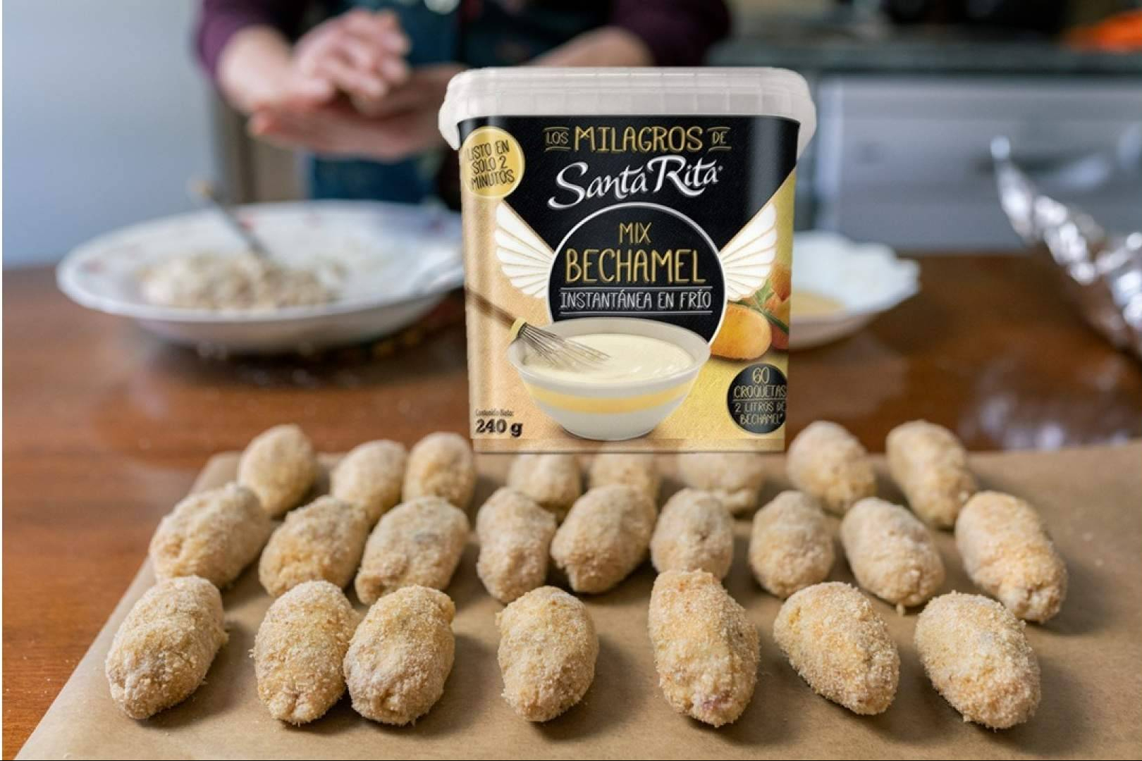 Croquetas caseras listas en 15 minutos con Santa Rita Harinas