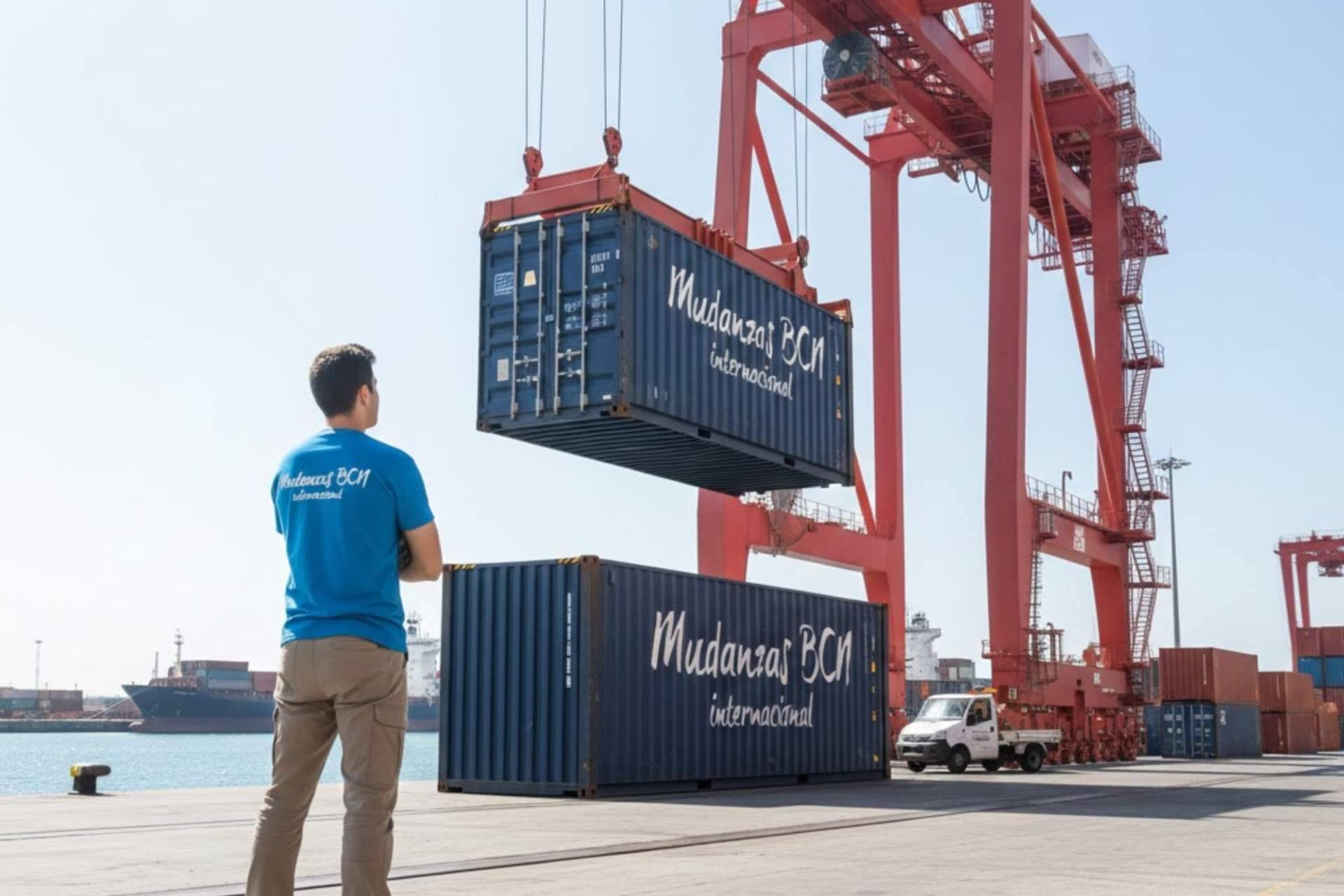 Traslados marítimos puerta a puerta de Barcelona a Venezuela con gestión integral de Mudanzas BCN Internacional