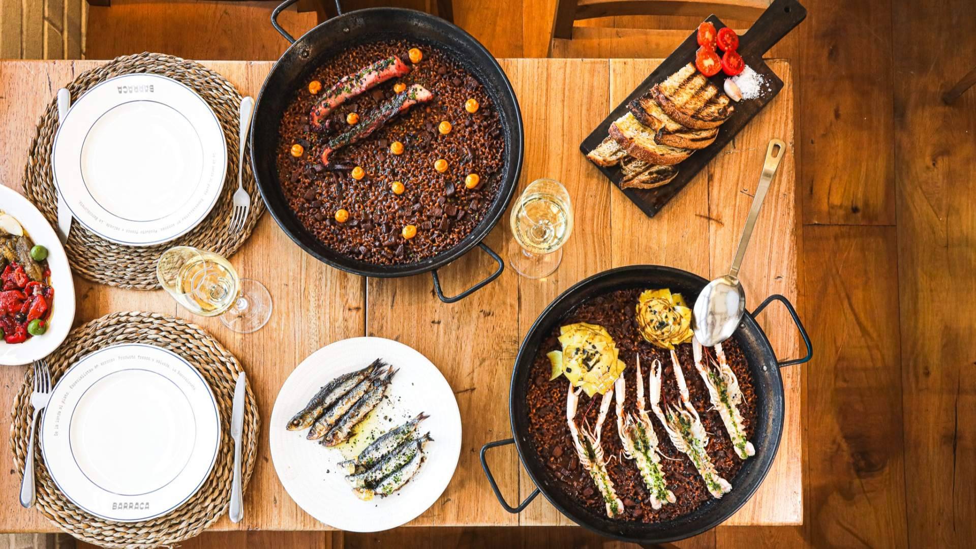 Dónde comer en verano en Barcelona; cocina mediterránea, producto y vistas al Mediterráneo